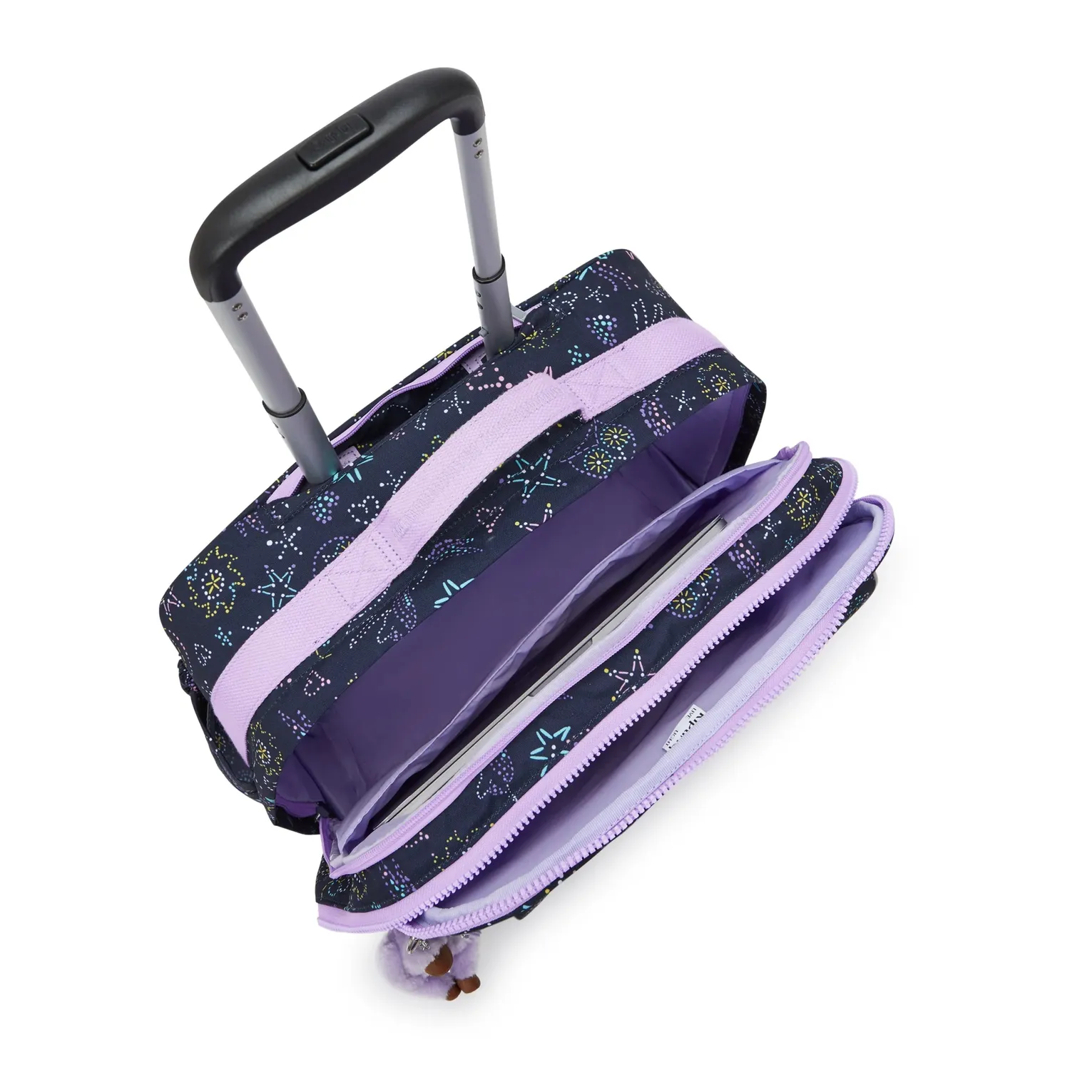 Kipling New Storia schooltas met wielen Unicorn Star Groot 4 wielen