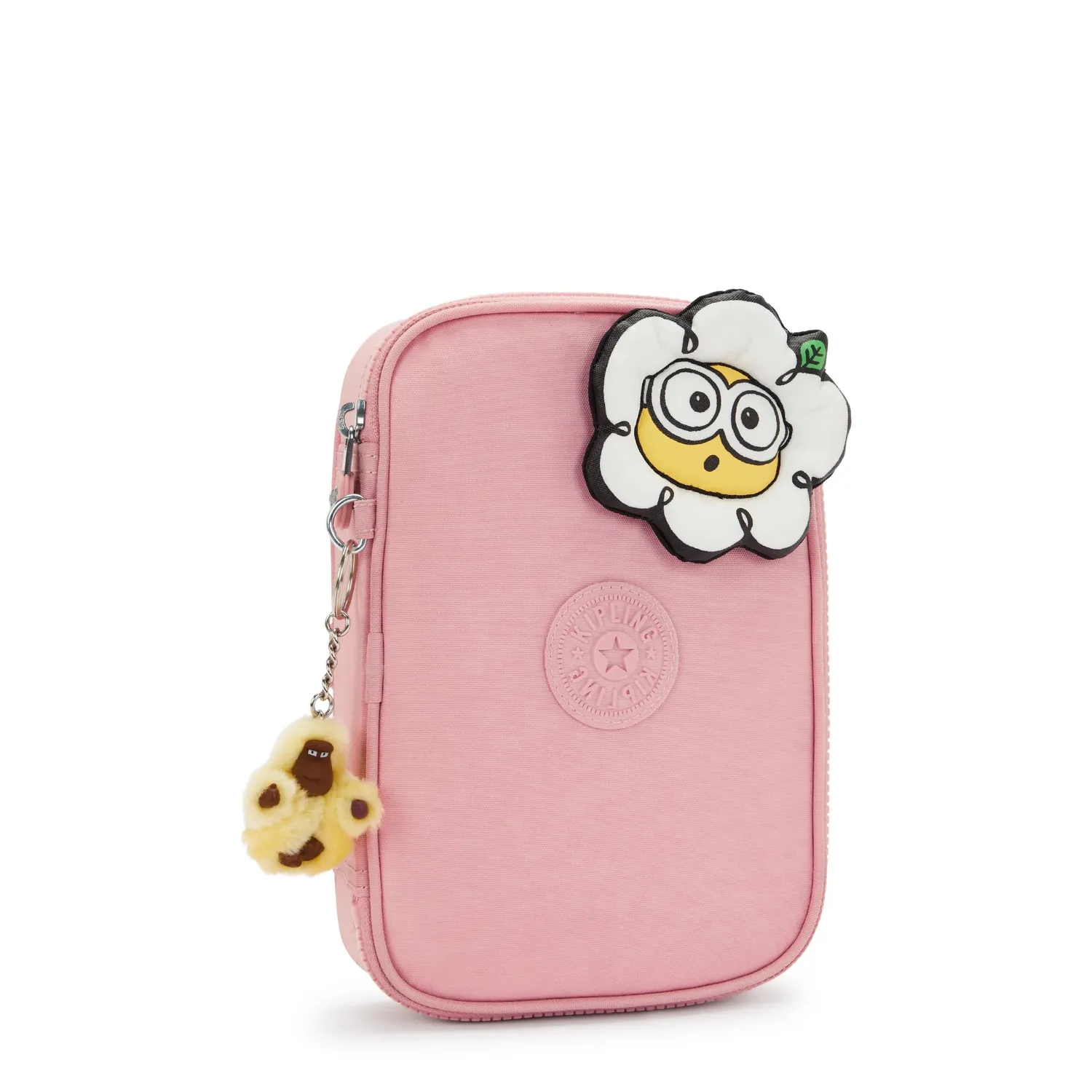 Kipling 100 Pens etui Groot Pink Daisy waterafstotend