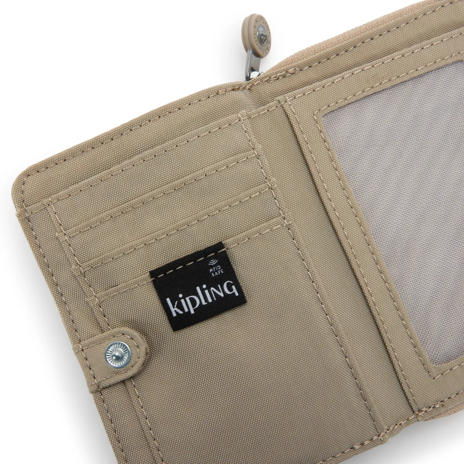 Kipling Money Love portemonnee Soft Taupe Medium RFID