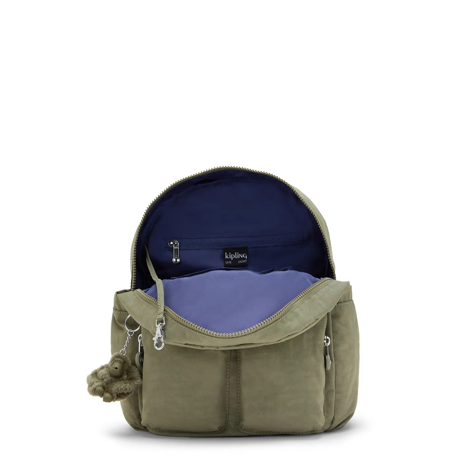 Kipling City Pocket S rugzak Almost Sage klein