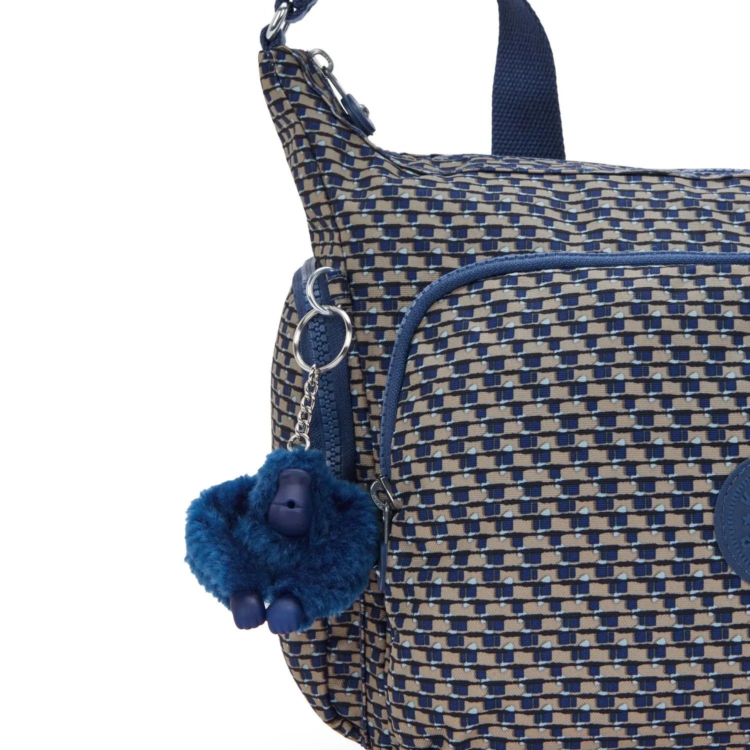 Kipling Gabb crossbodytas Groot Blue on Wire lichtgewicht