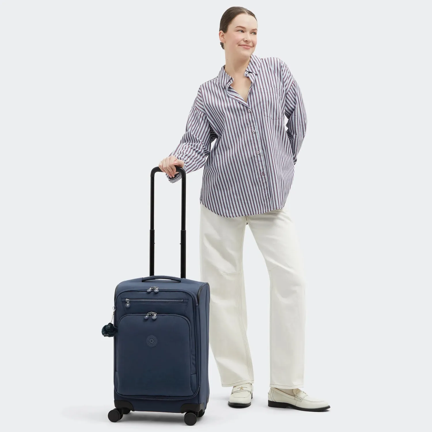 Kipling Youri Spin S koffer Klein Blue Bleu 2 4 wielen