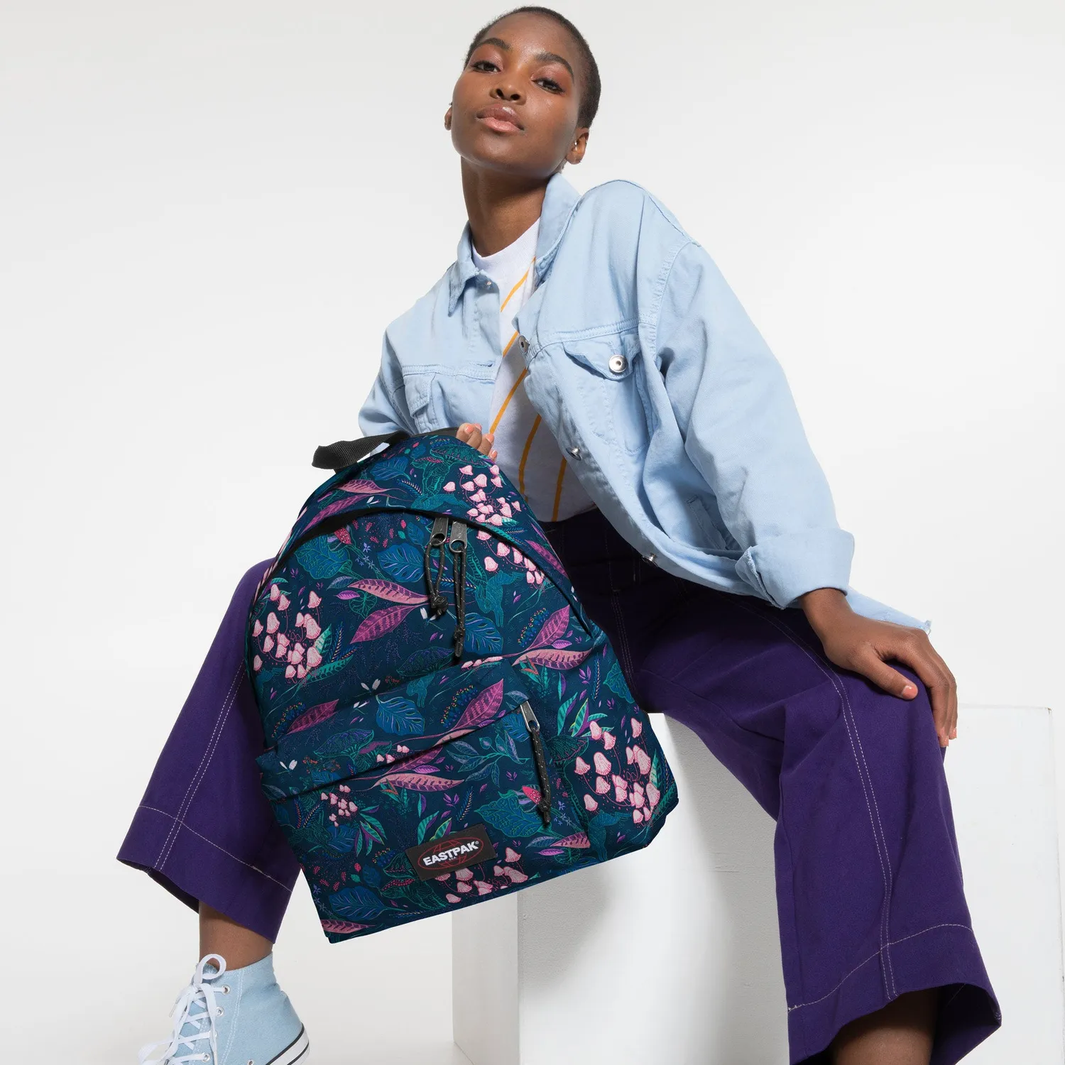 Eastpak Padded Pak'r rugzak medium Run Rabbit print