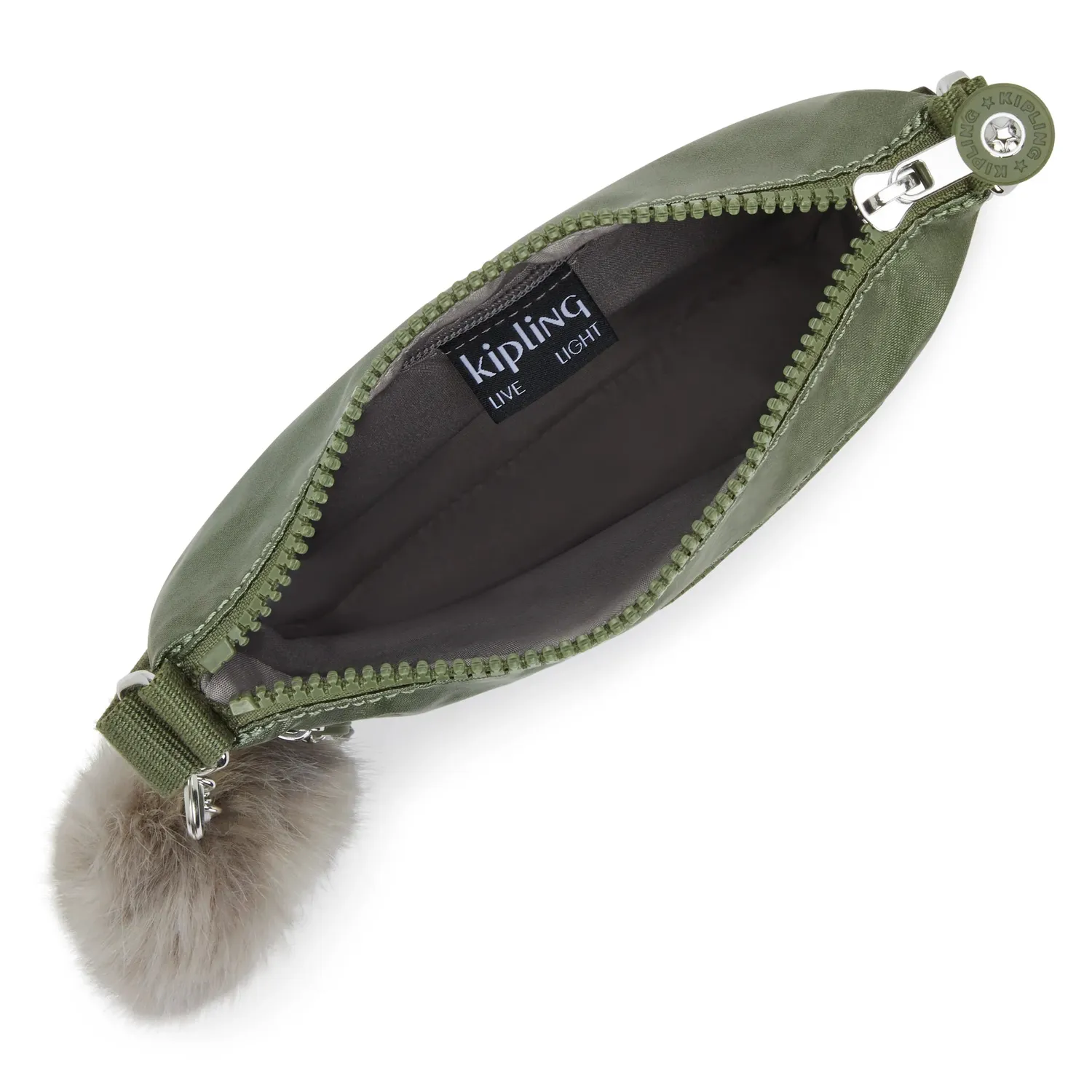 Kipling Keiko crossbody Connect Green Met GG klein