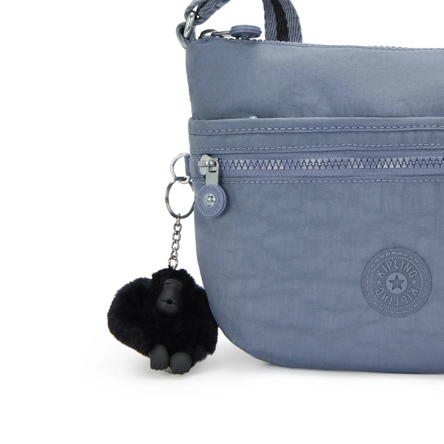 Kipling Arto S schoudertas Blue Stone klein – met vakken