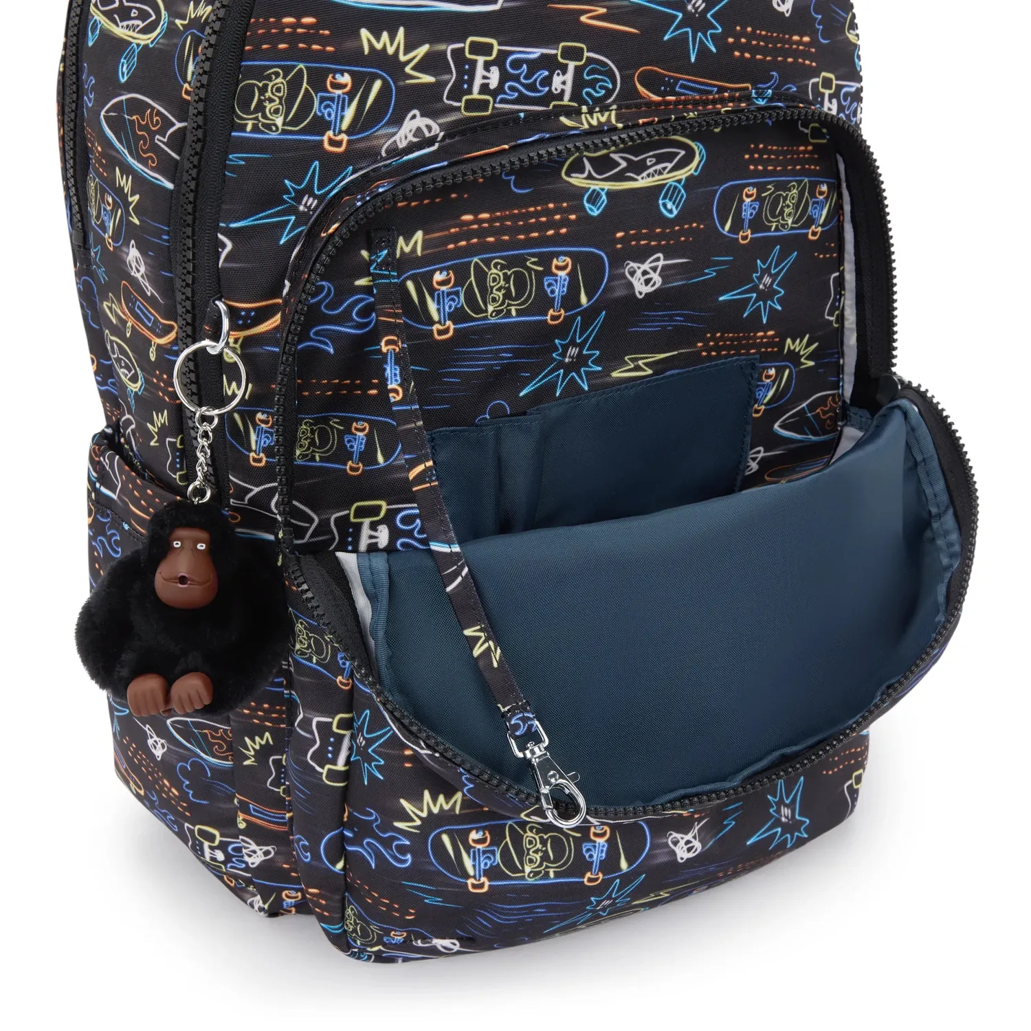 Kipling Seoul Lap rugzak Groot Neon Skate 15 inch laptopvak