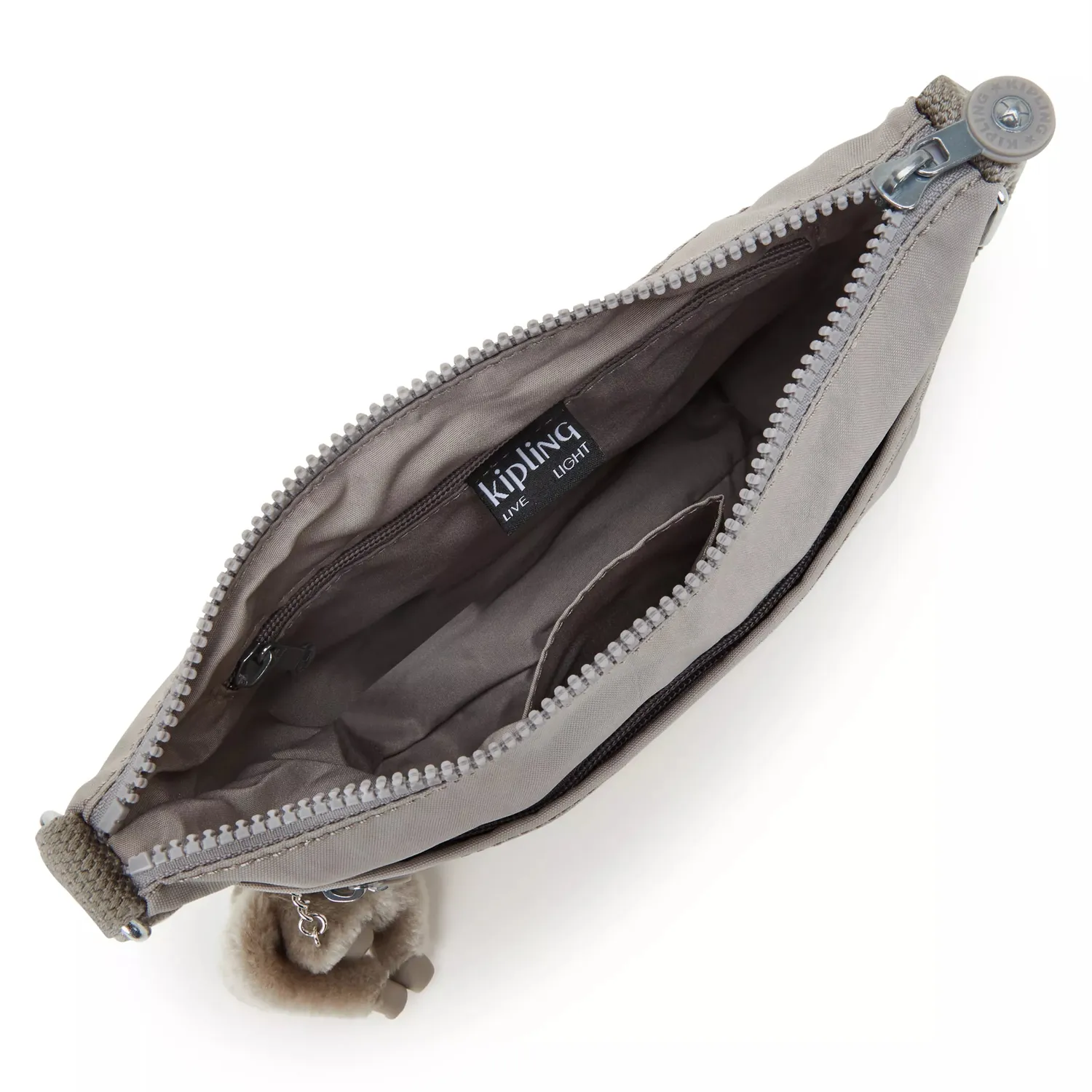 Kipling Arto S schoudertas Grey Gris klein licht