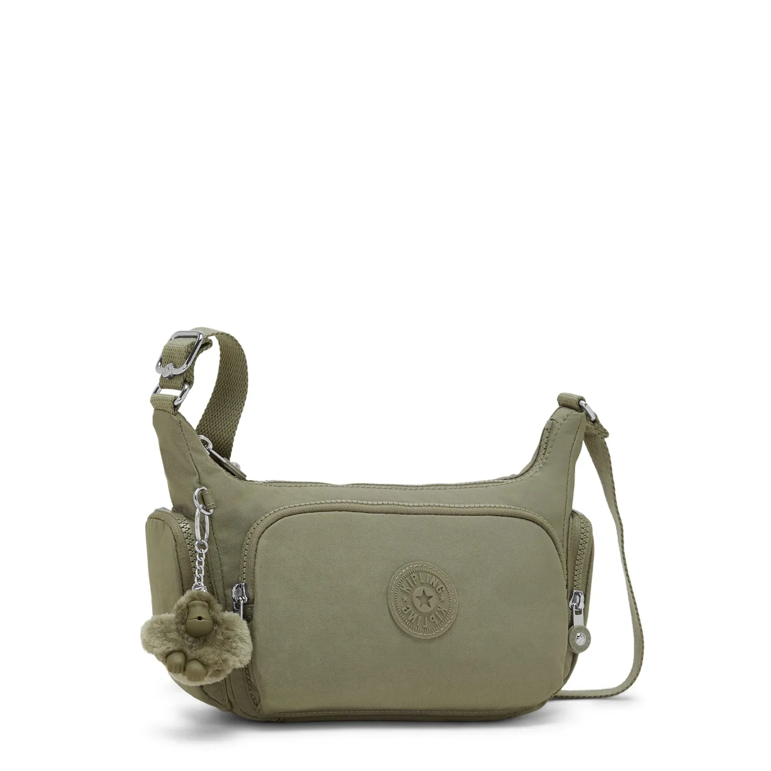 Kipling Gabbette S crossbody Almost Sage Klein ritsvakken