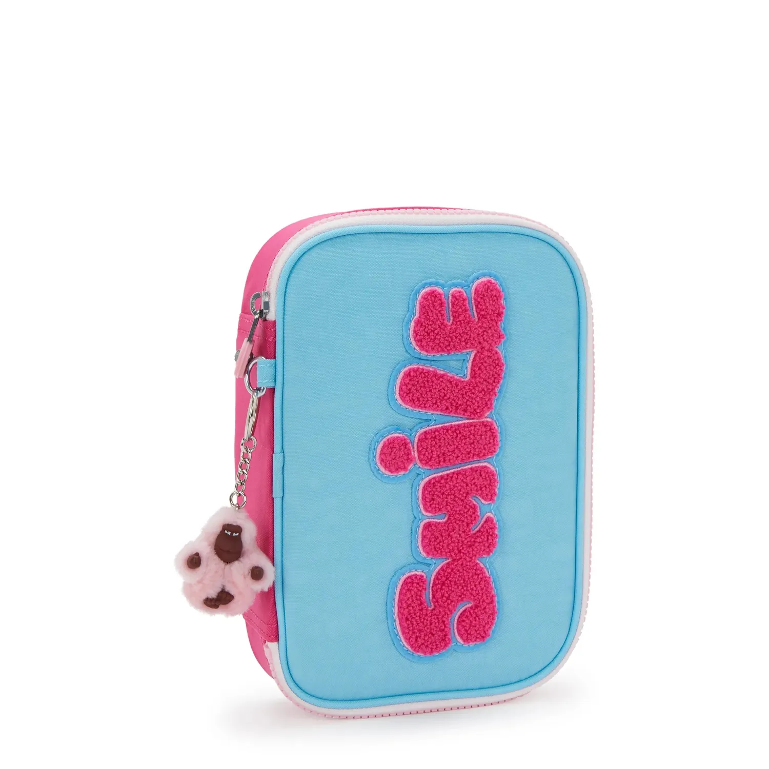 Kipling 100 Pens etui Groot Smile Blue Block waterafstotend