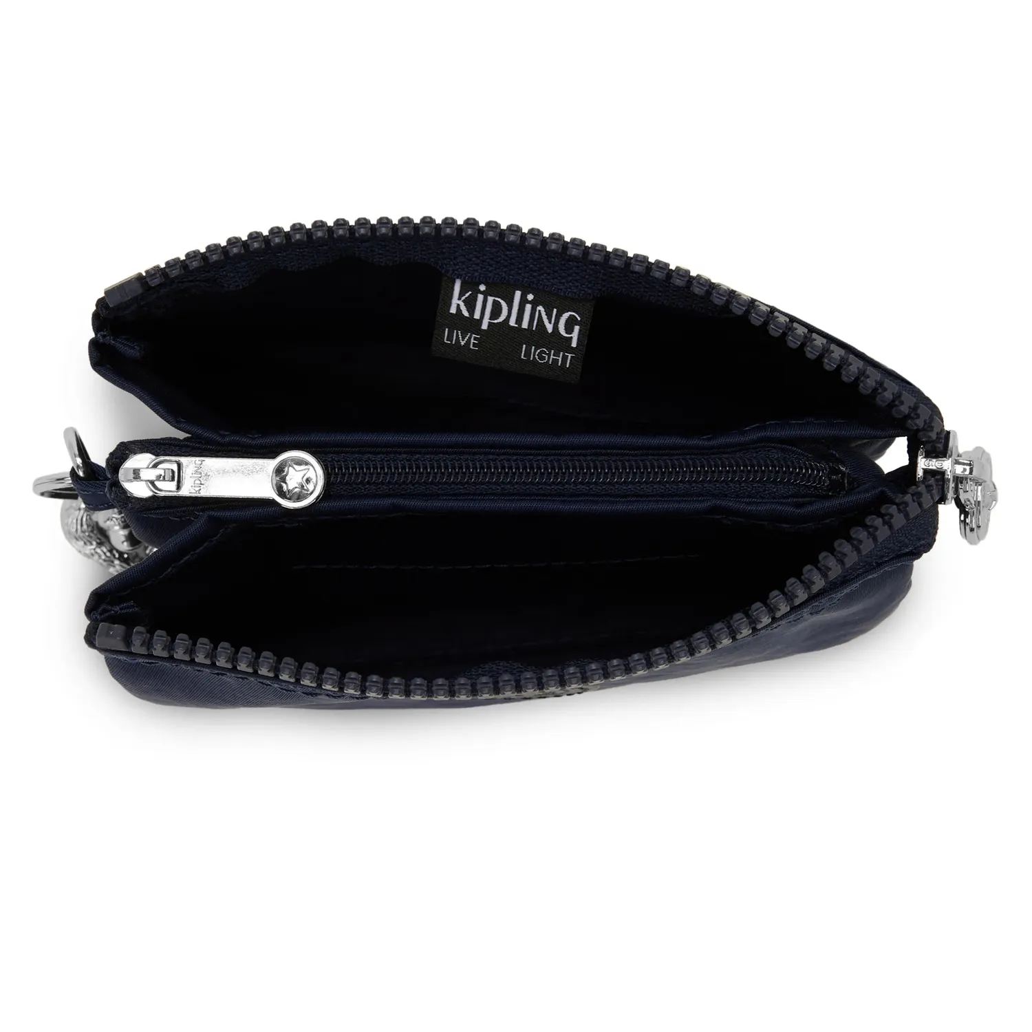 Kipling Creativity S portemonnee Infinite Blue klein donker