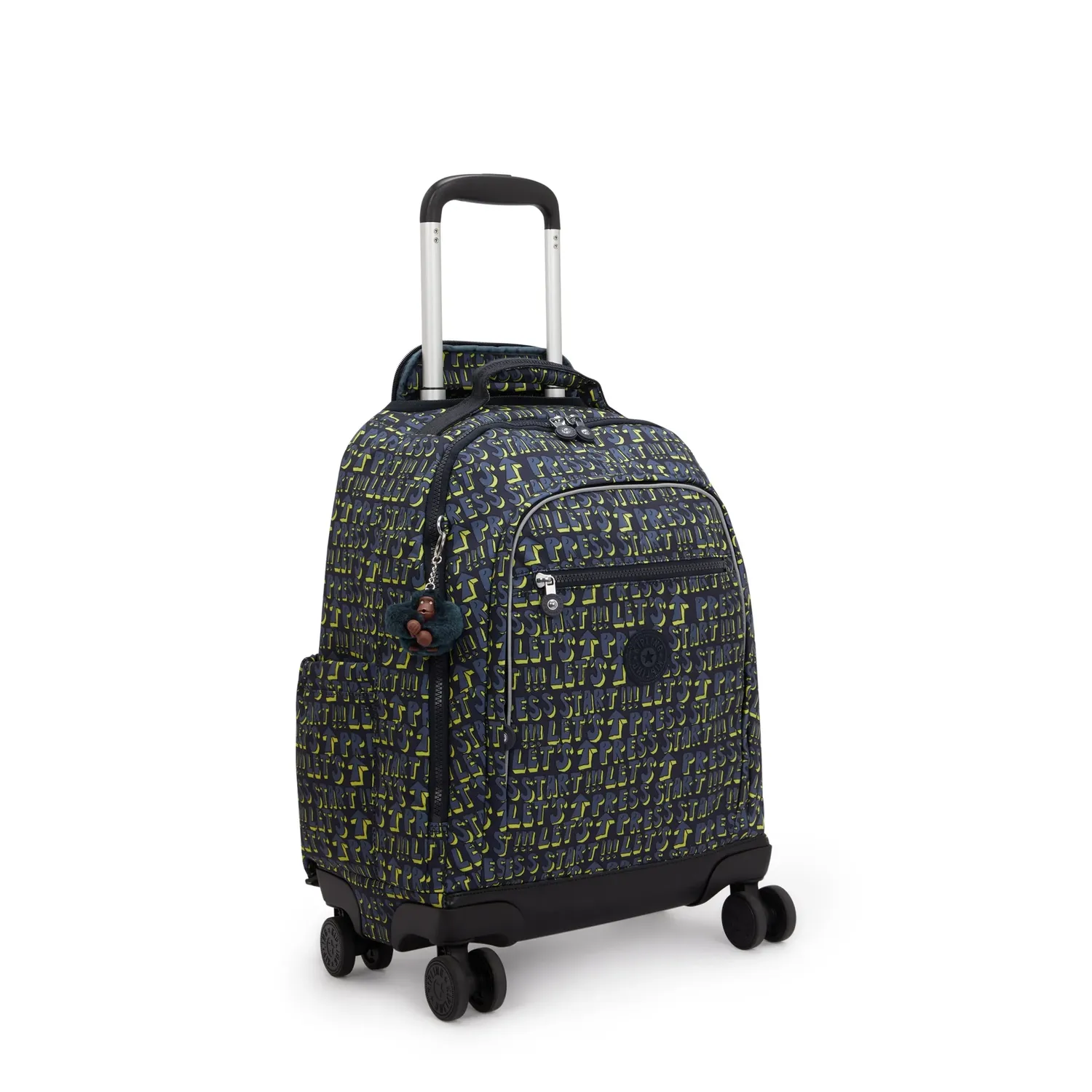 Kipling New Zea rugzak met wielen Lets Play Print Groot draagcomfort