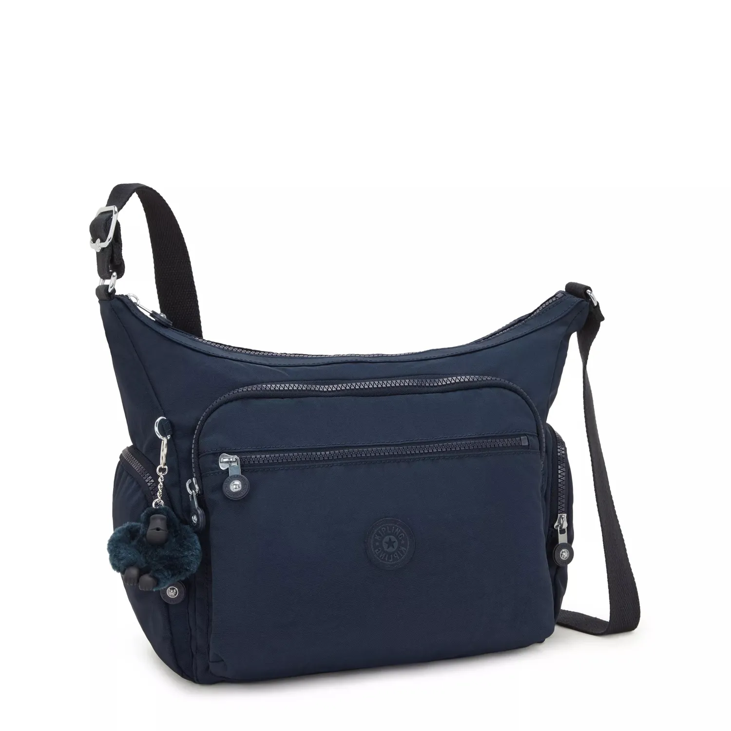 Kipling Gabbie crossbody tas Blue Bleu 2 Medium met vakindeling