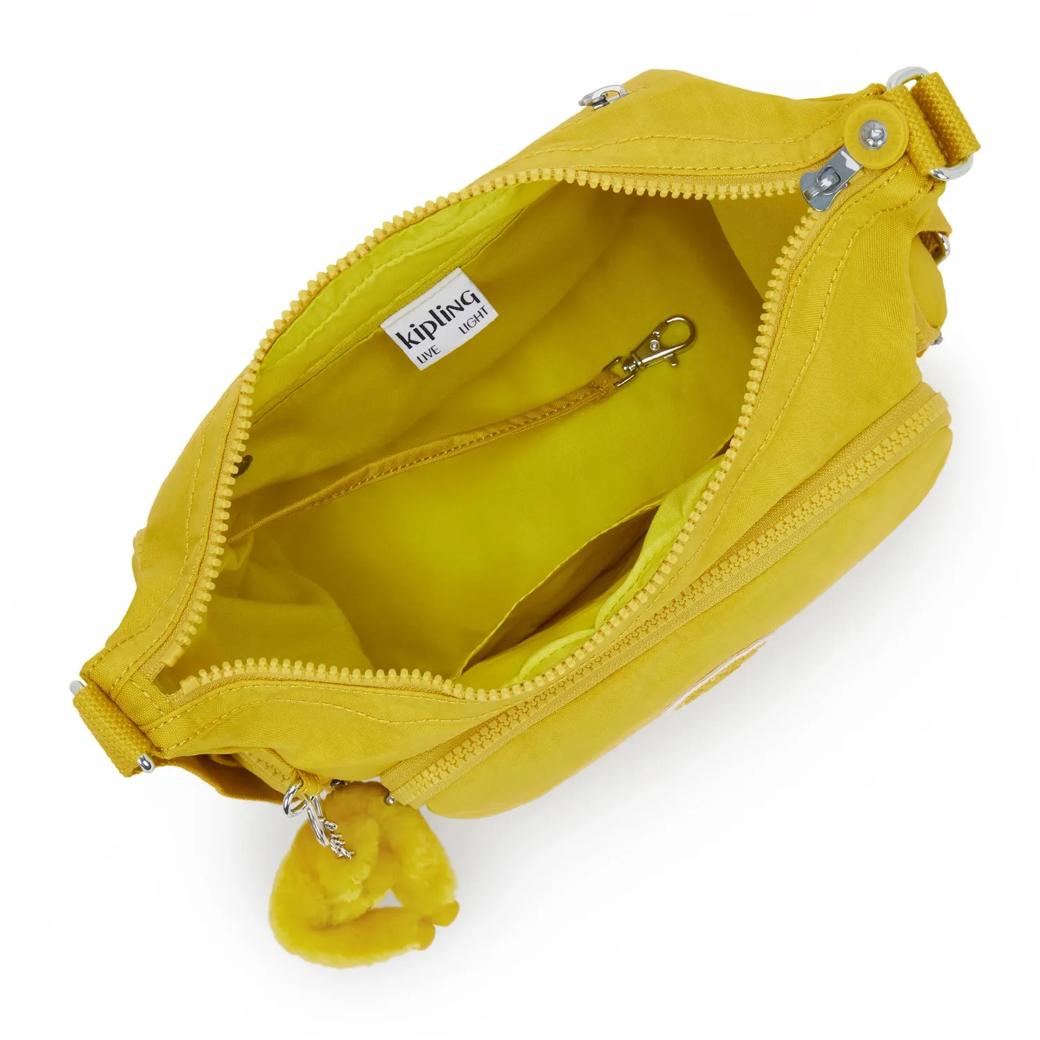Kipling Gabb S crossbodytas Medium Inside Yellow met rits