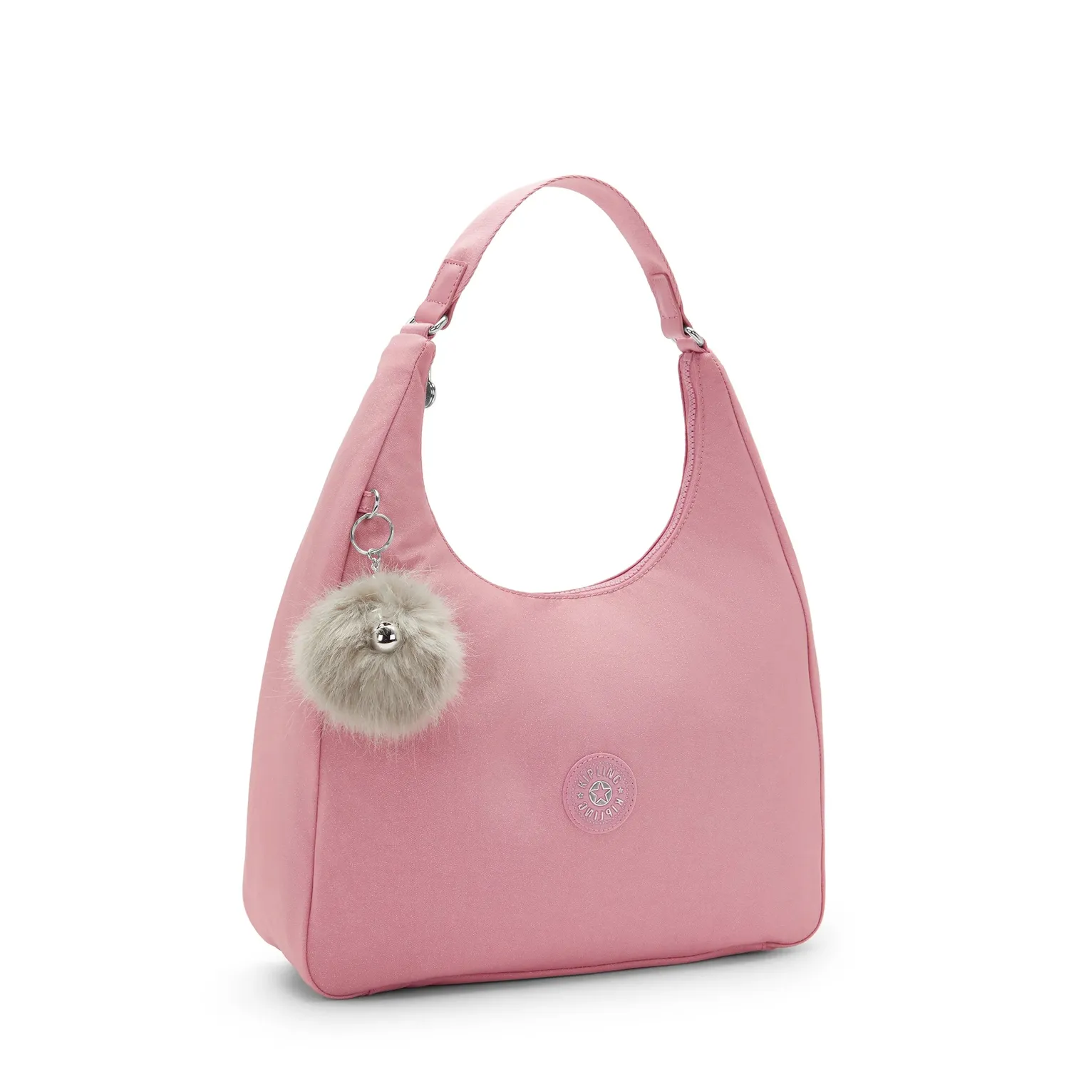 Kipling Ruthie schoudertas Festive Rose Shimmer groot handtas
