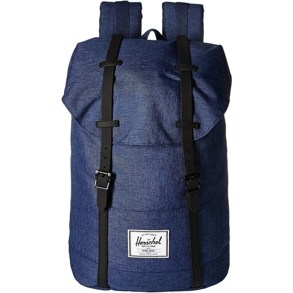 Herschel Retreat rugzak 19,5L Eclipse Crosshatch zwart canvas
