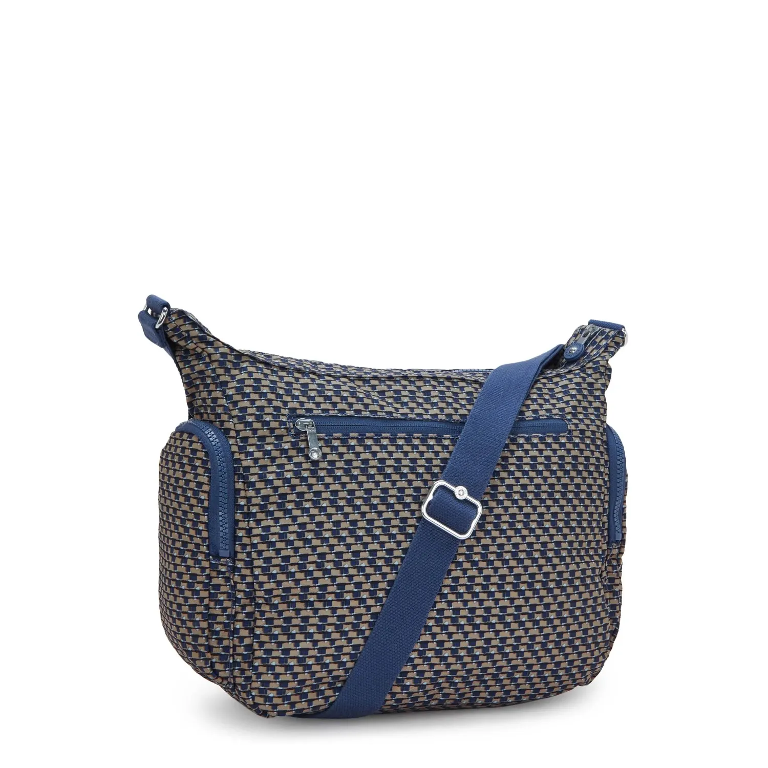 Kipling Gabb crossbodytas Groot Blue on Wire lichtgewicht