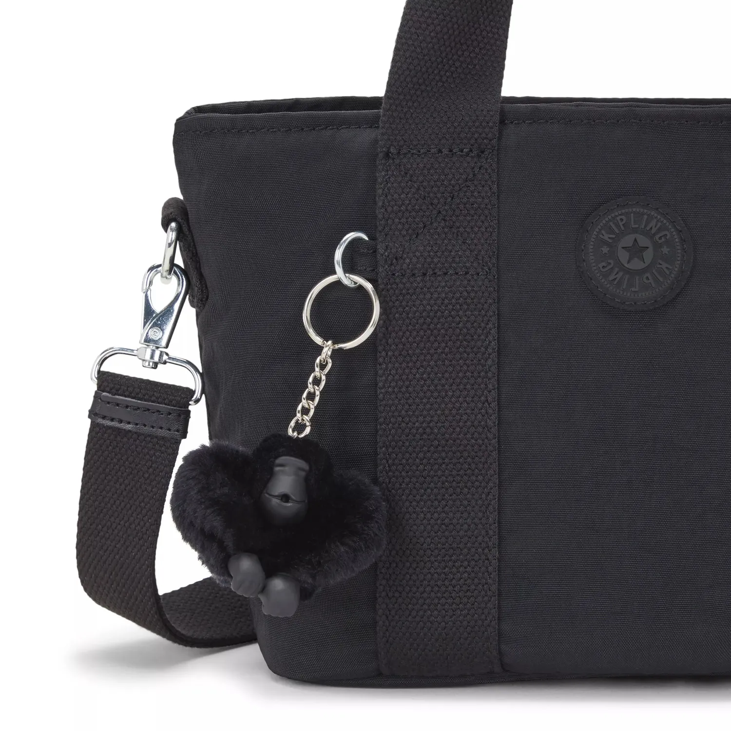 Kipling Minta schoudertasje klein black noir waterafstotend