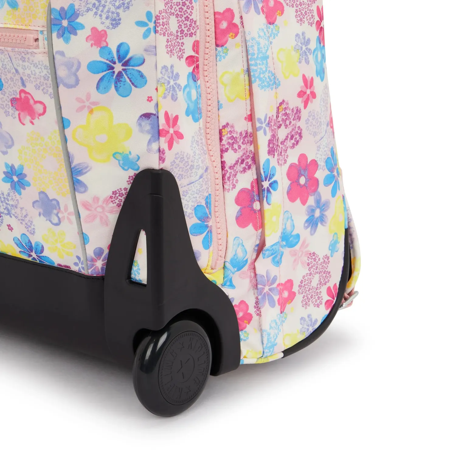 Kipling Giorno rugzak met wieltjes Flower Stamp groot