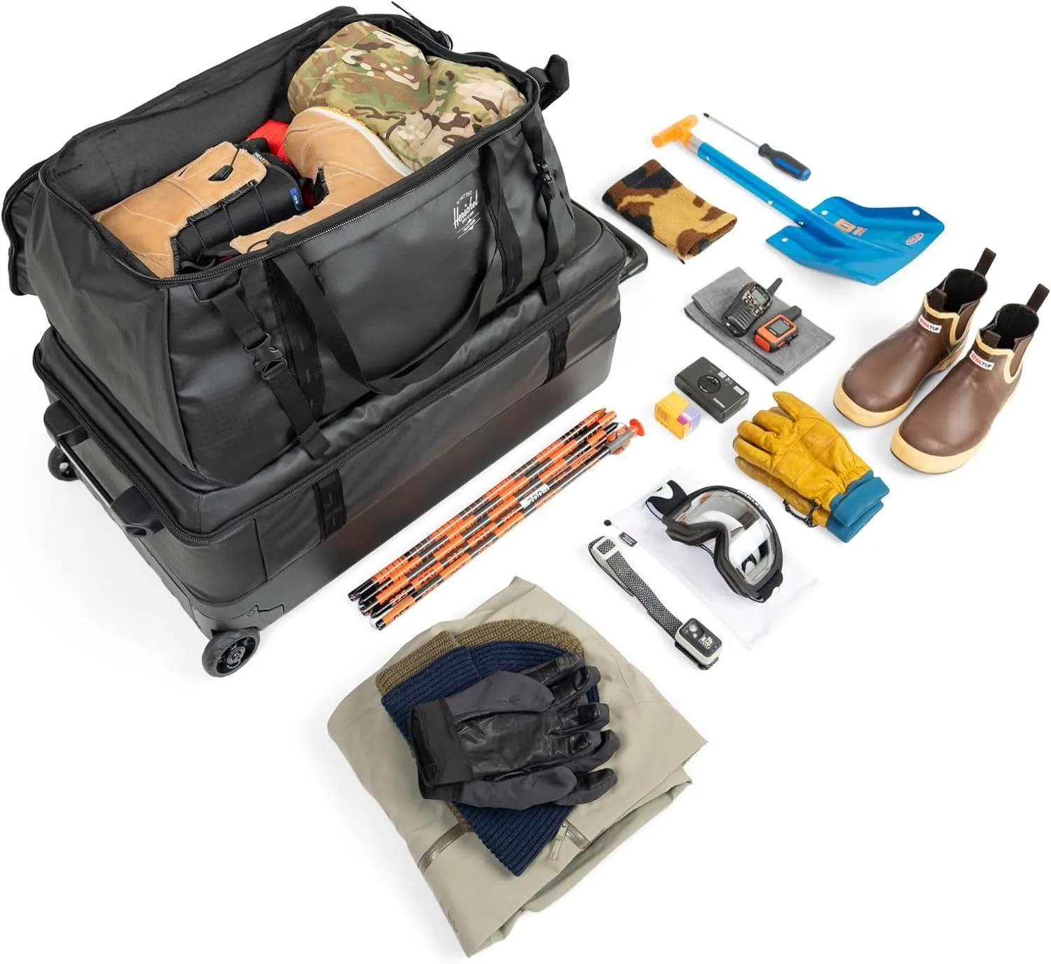 Herschel All Season reistas 66L zwart groot