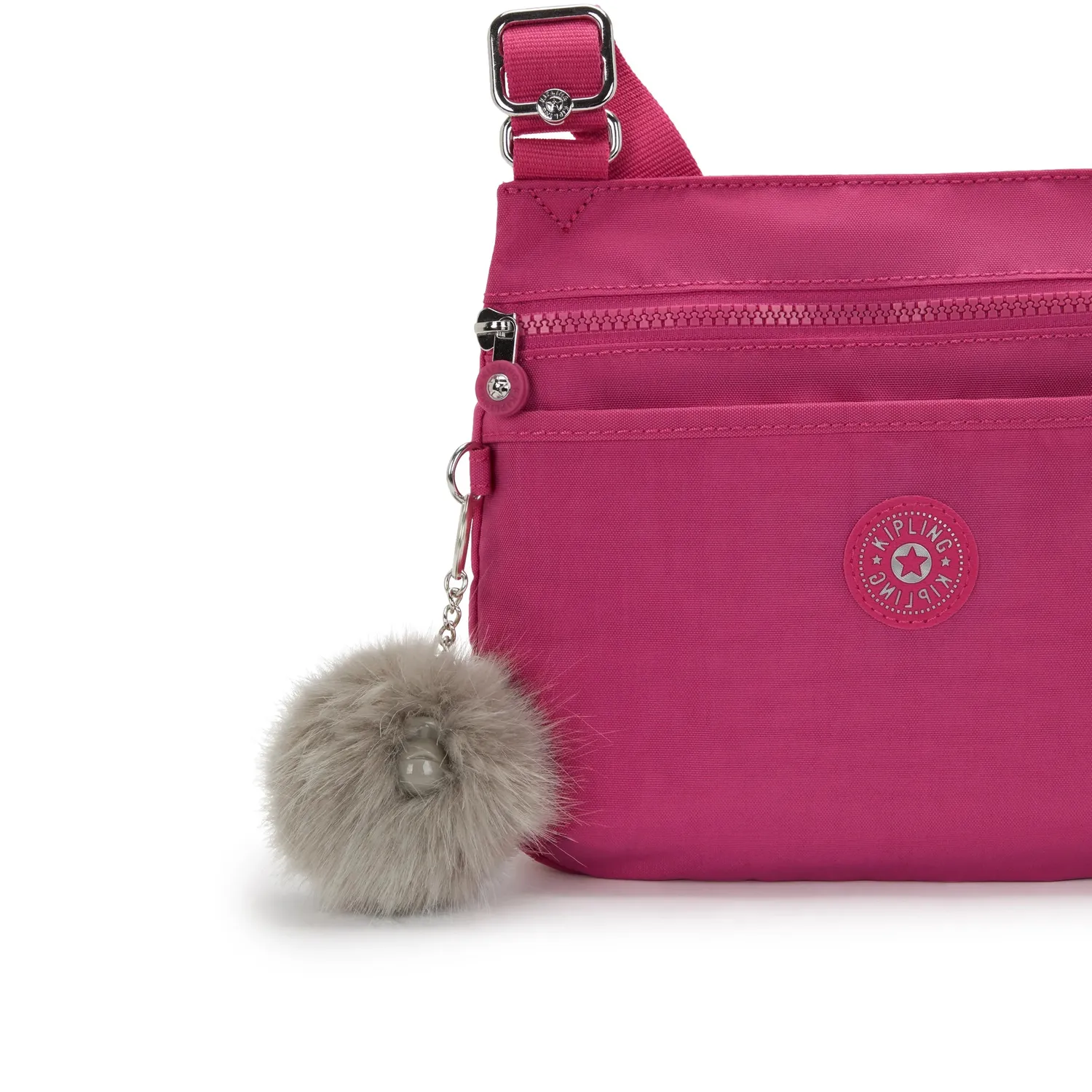Kipling Emmylou schoudertas Escape Fuchsia GG klein lichtgewicht