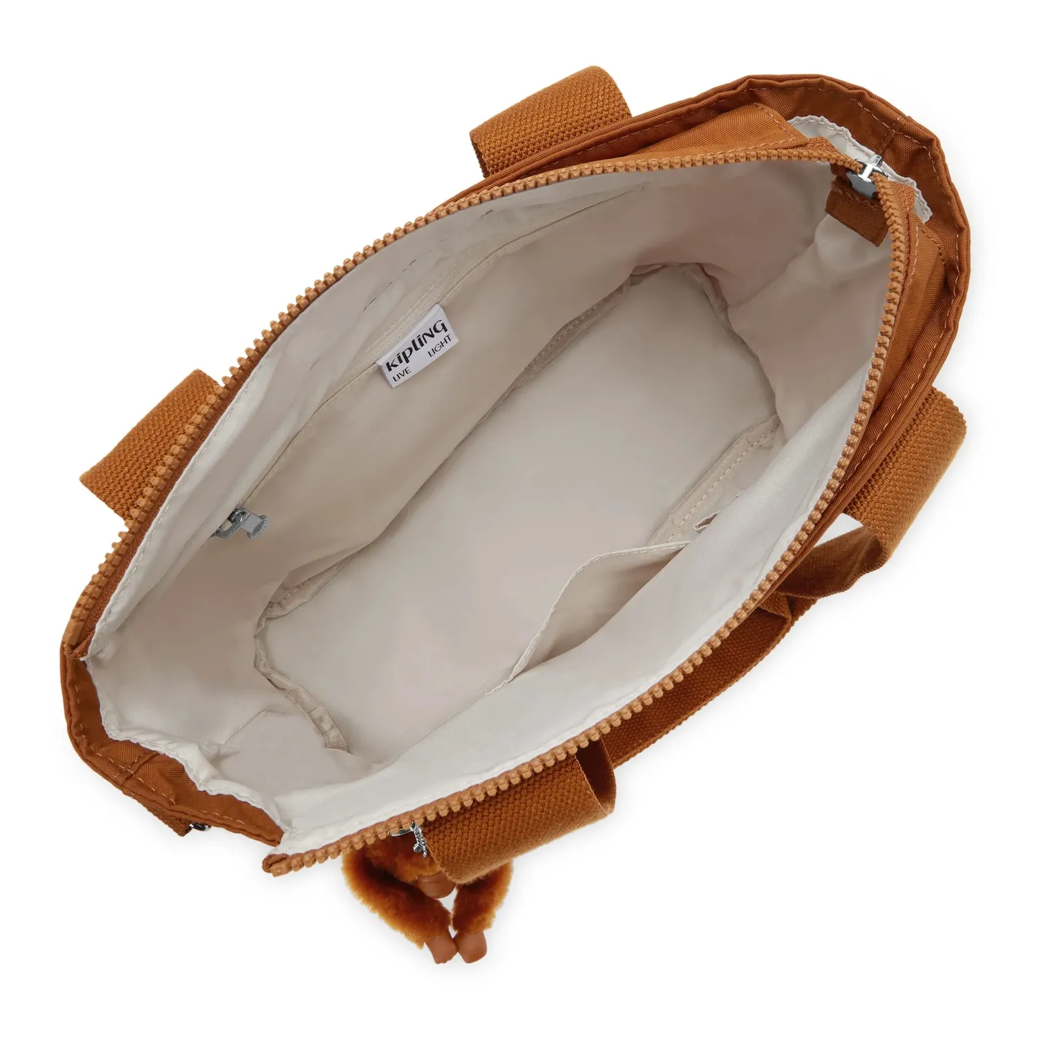 Kipling Minta M Up draagtas Stylish Mokka Medium met schouderband