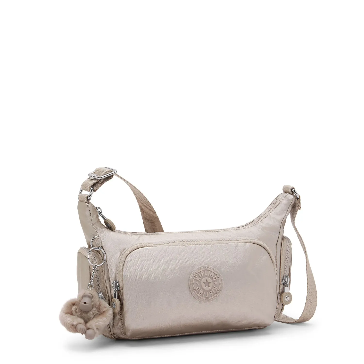 Kipling Gabbette S crossbodytas Klein Metallic Glow licht