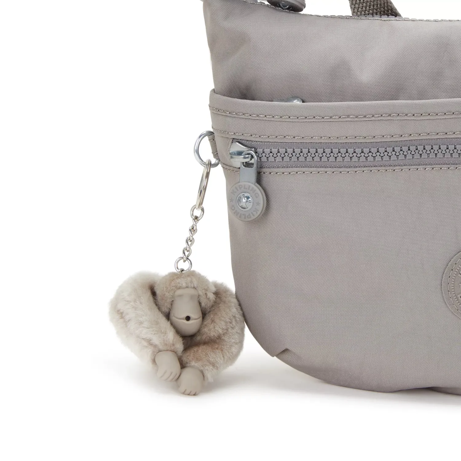 Kipling Arto S schoudertas Grey Gris klein licht