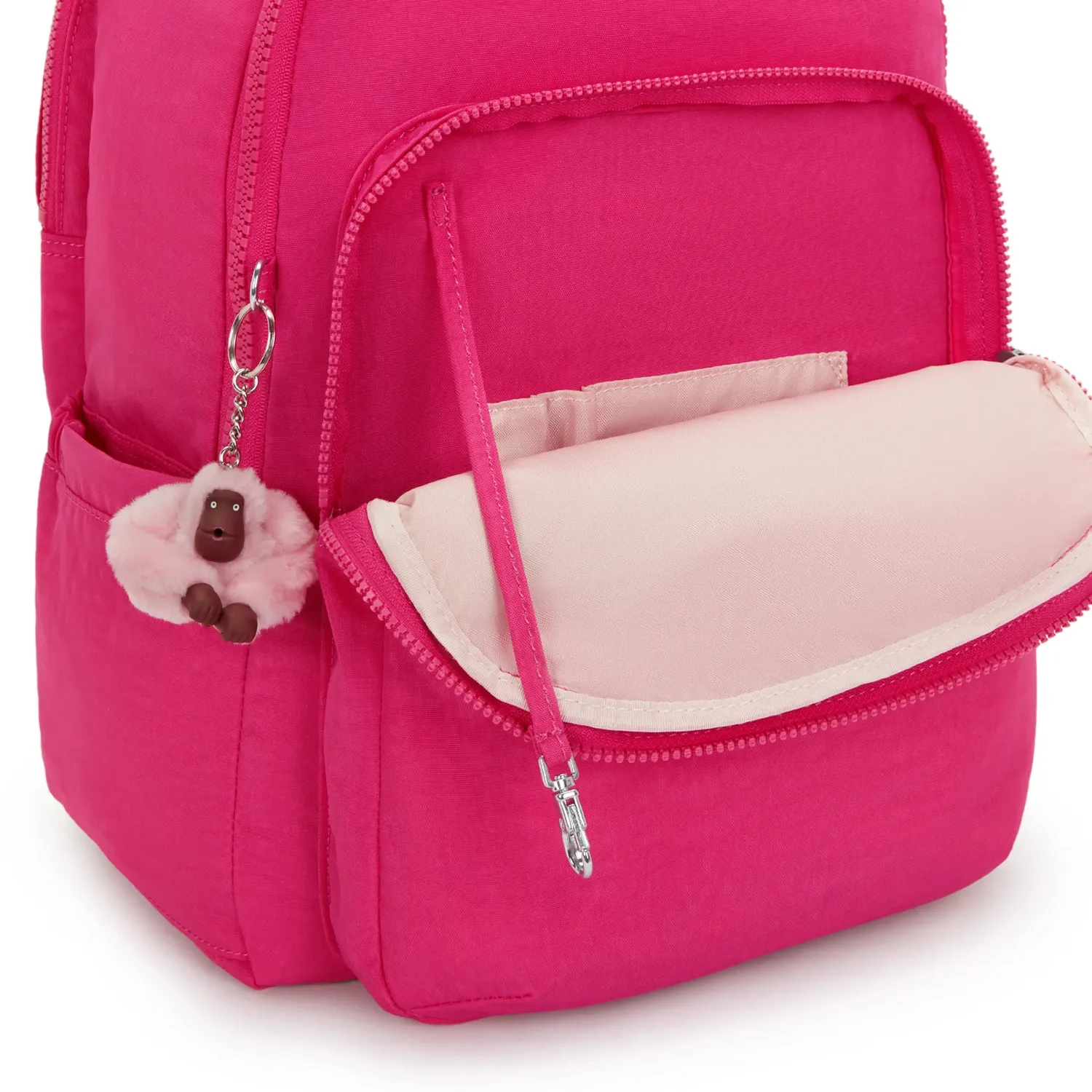 Kipling Seoul College Extra schoolrugzak Intense Rose 15 inch
