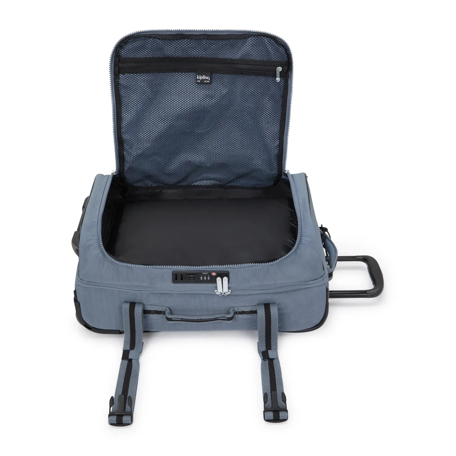 Kipling Aviana S reistas klein Blue Stone met TSA-slot