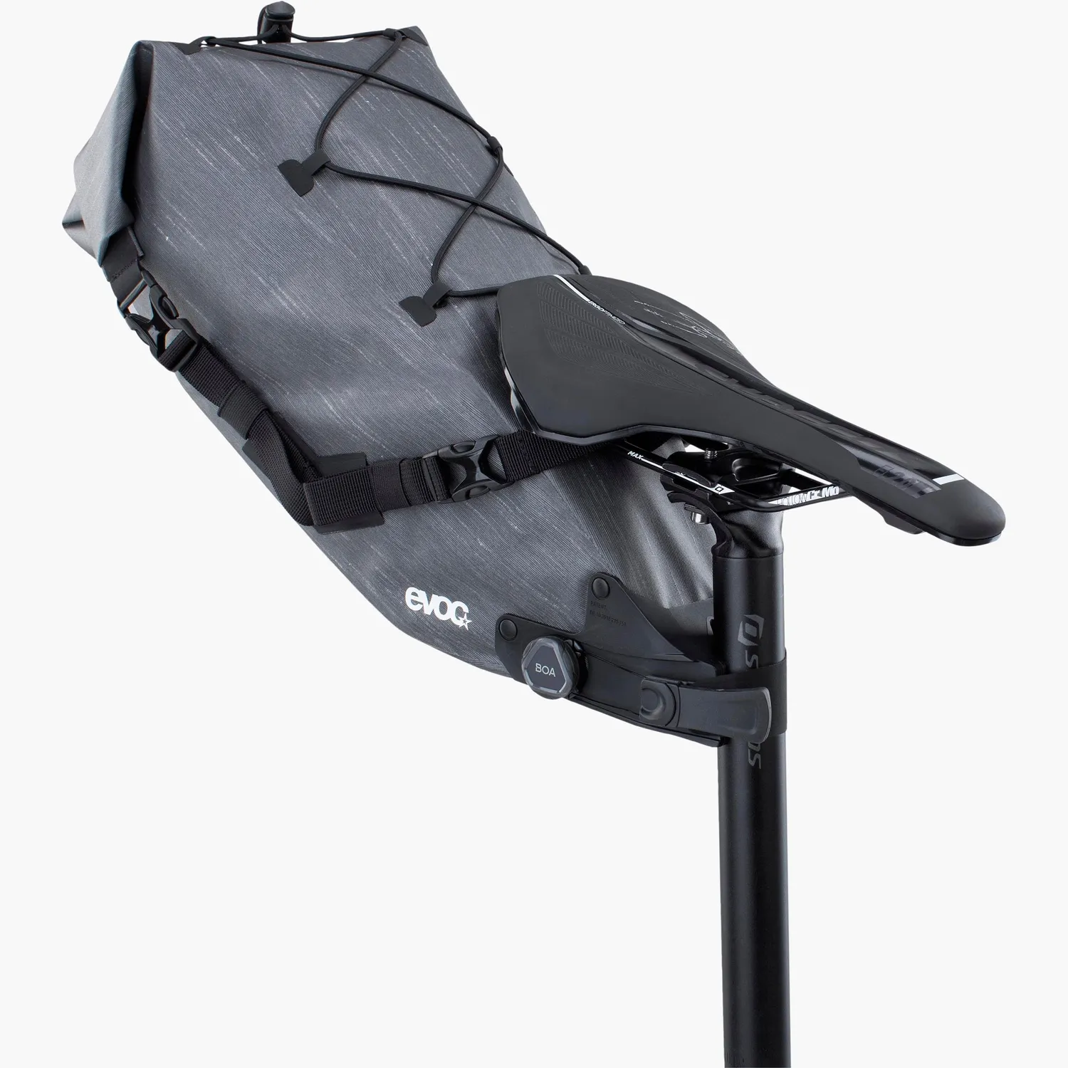 Evoc Seat Pack Boa WP 8 zadeltas carbon grey 8L