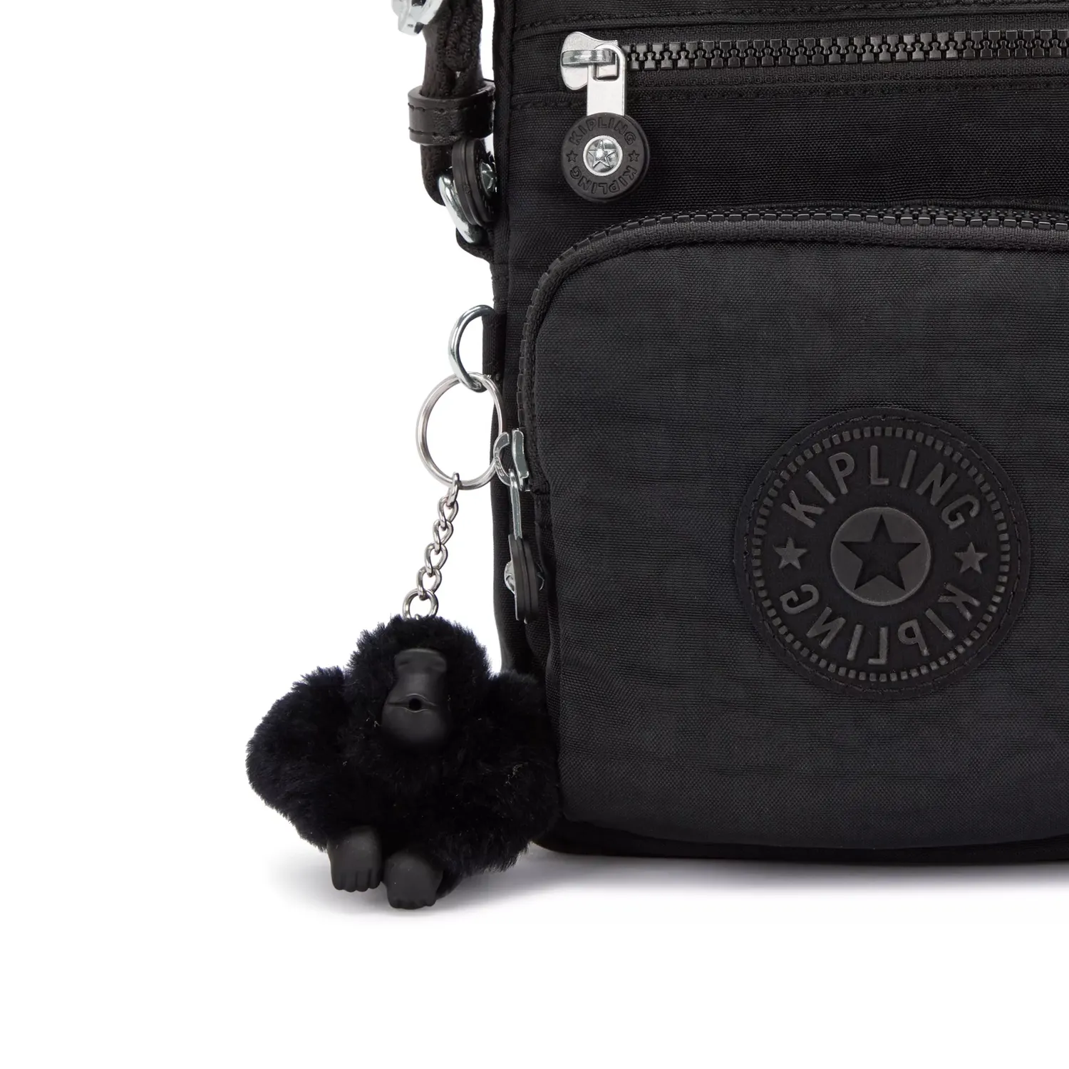 Kipling Gunne crossbody tas klein black noir verstelbaar