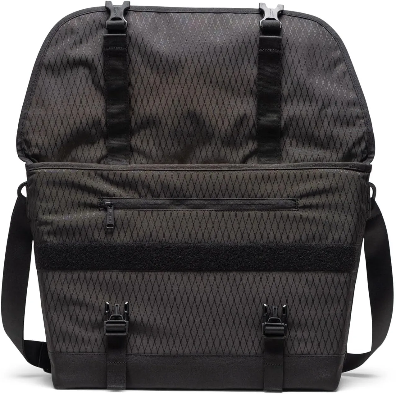 Herschel Cove Messenger schoudertas Black Diamond canvas