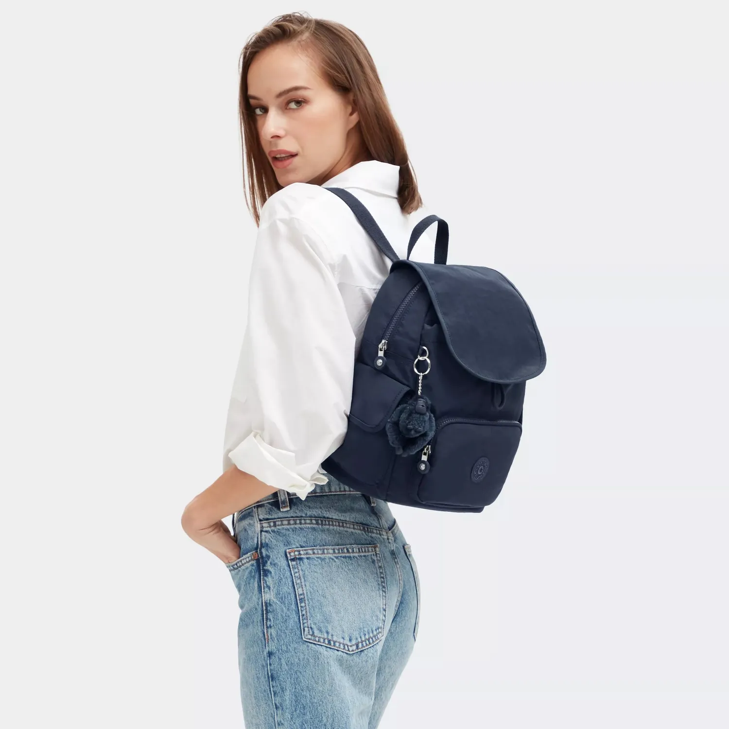 Kipling City Pack S rugzak Blue Bleu 2 Klein waterafstotend