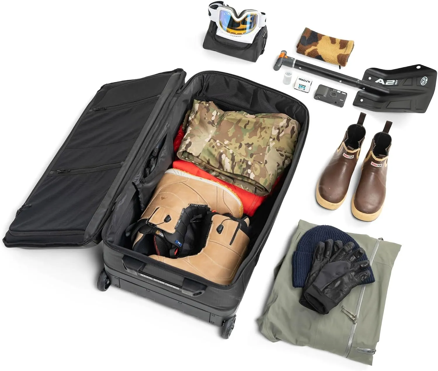 Herschel All Season Hybrid reistas Large 96L zwart