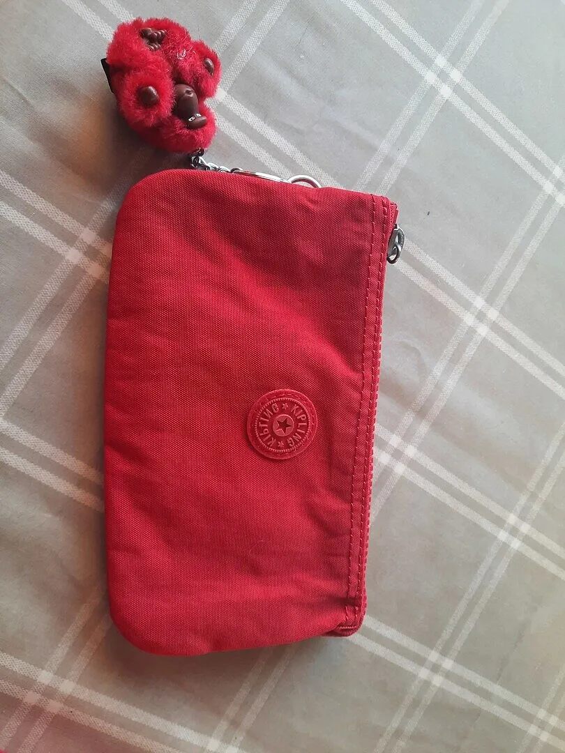 Kipling Creativity L etui Groot Red Rouge waterafstotend