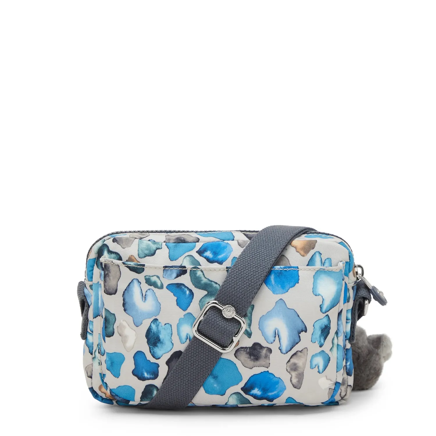 Kipling Abanu Crossbody Tas Klein Mineral Stone grijs
