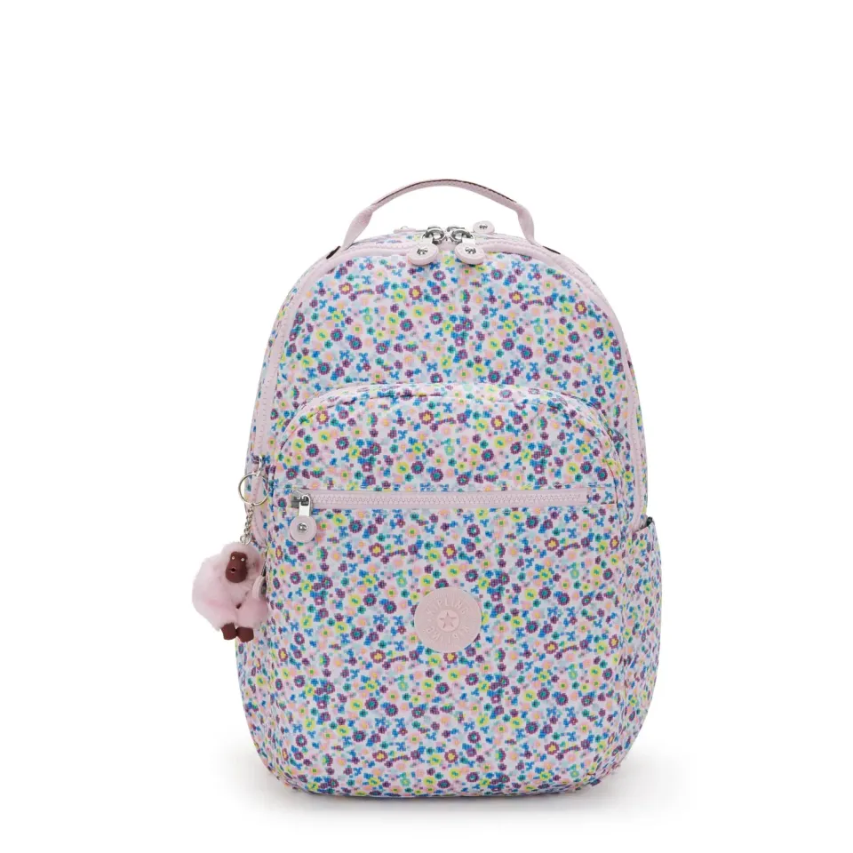 Kipling Seoul Lap rugzak Digi Flower Groot 15 inch