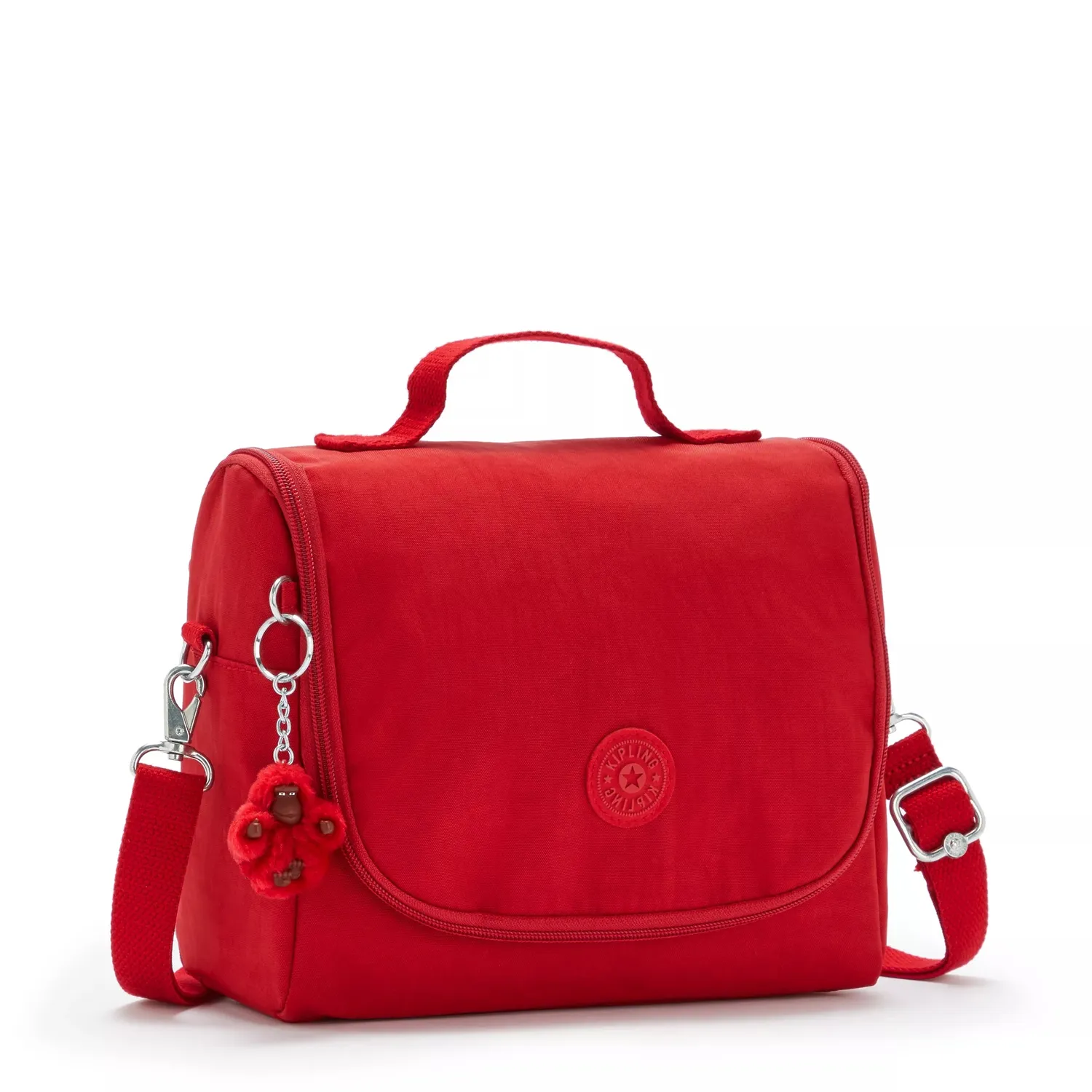 Kipling New Kichirou lunchtas Groot Cherry Tonal trolleybevestiging