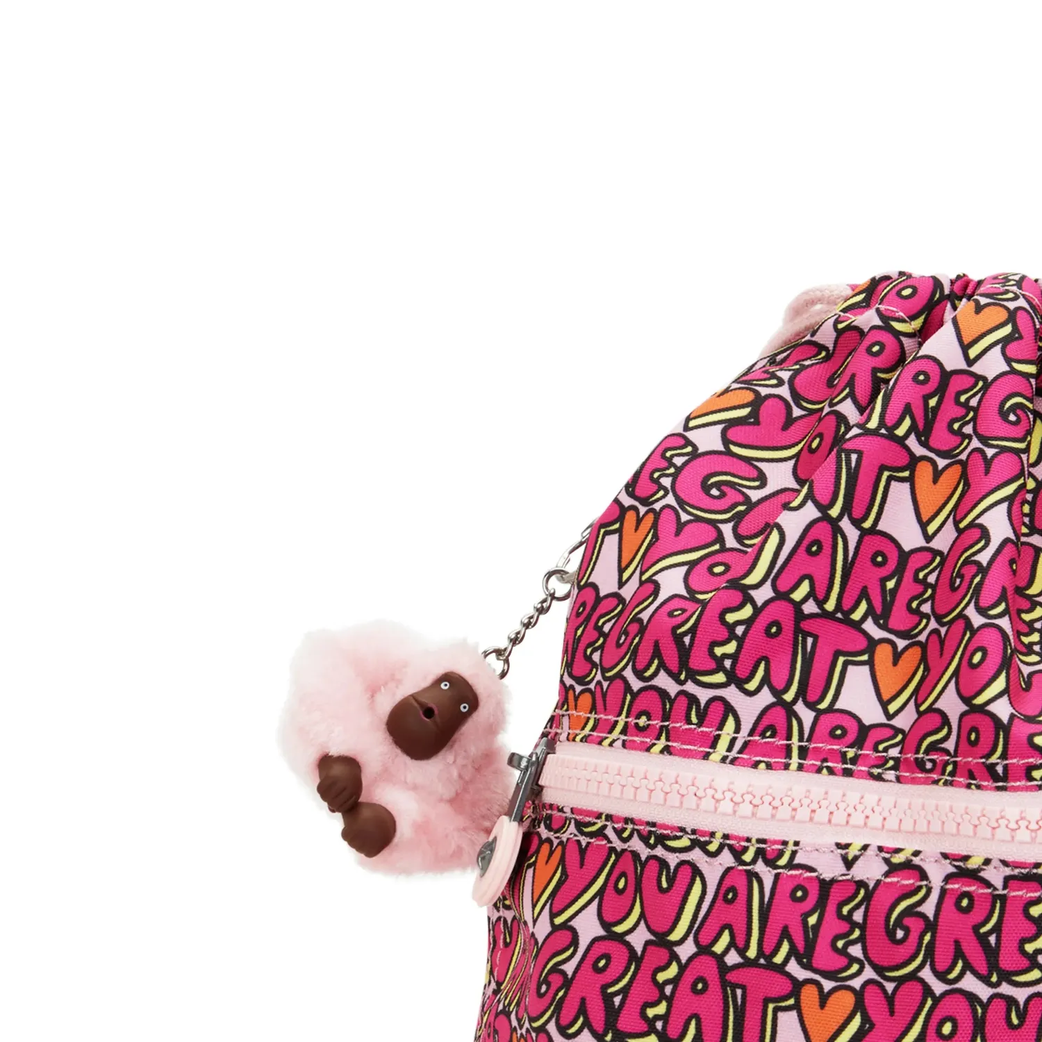 Kipling Supertaboo rugzak U R Great Print Medium waterafstotend