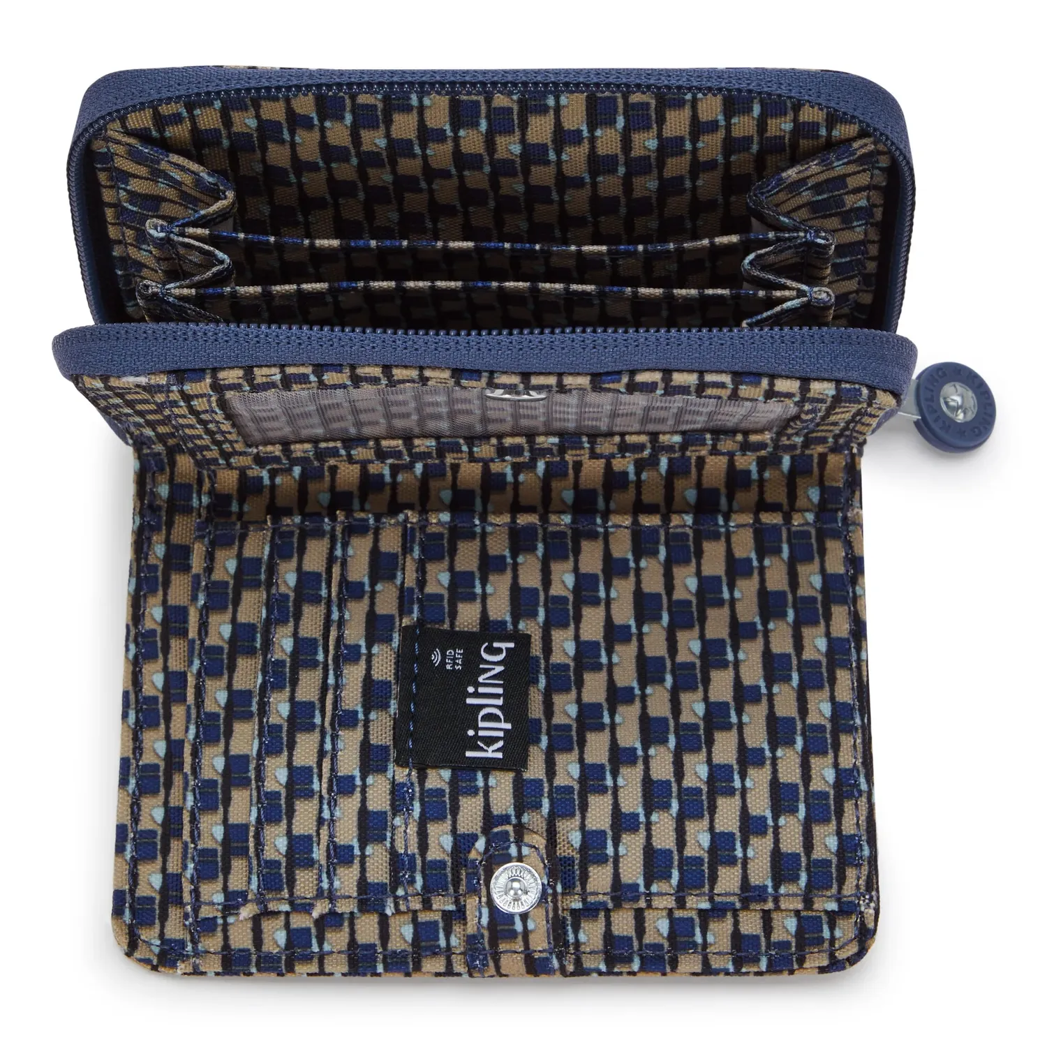 Kipling Money Love portemonnee Blue on Wire Medium RFID