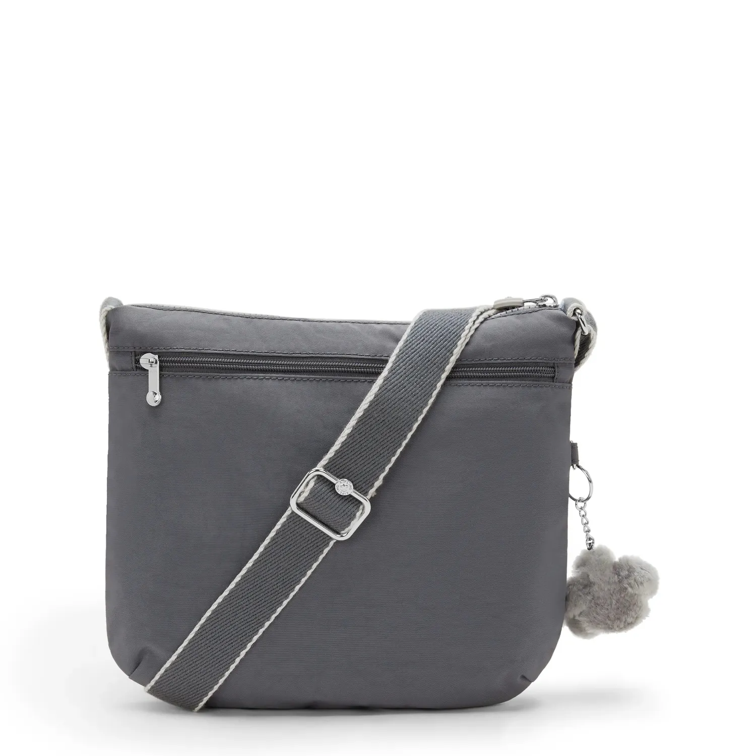Kipling Arto schoudertas Medium Moonlit Grey licht