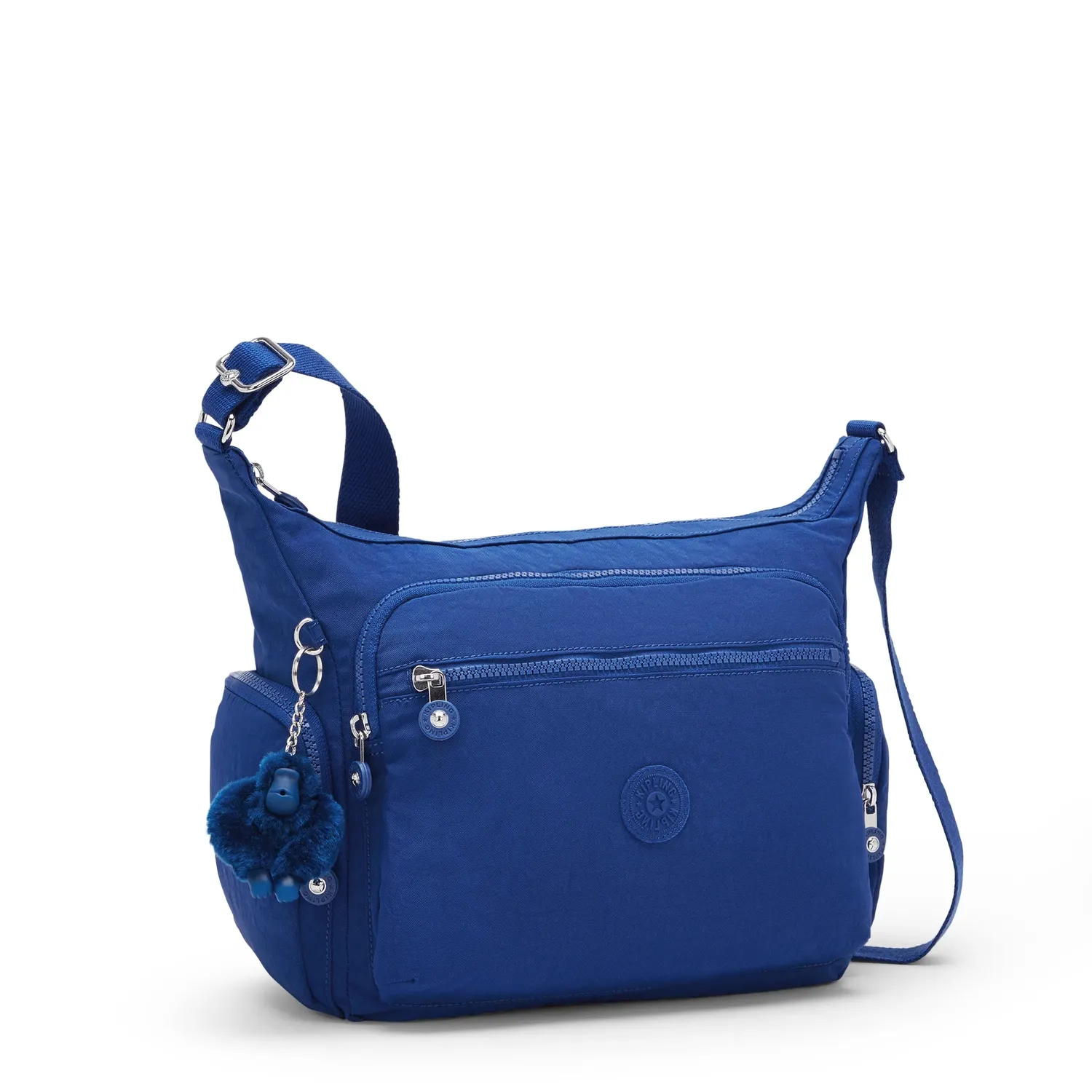 Kipling Gabbie crossbody tas Blazing Blue Groot verstelbare band