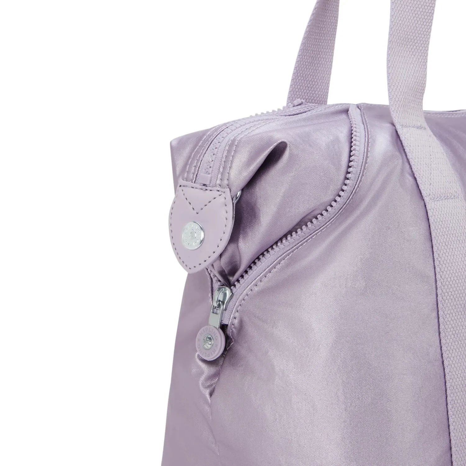 Kipling Art schoudertas Medium Lilac Moon Metallic glans