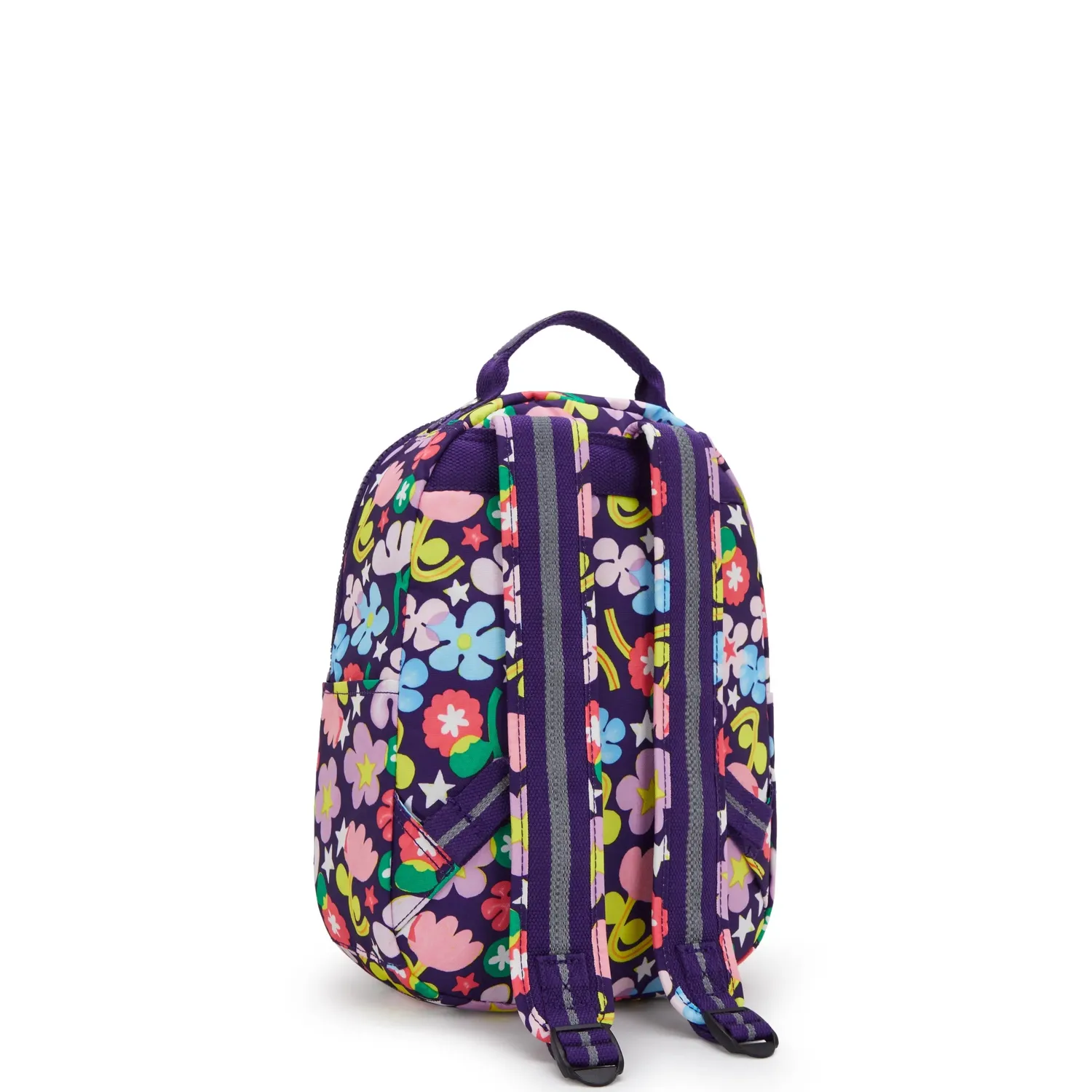 Kipling Seoul S rugzak Fairy Flower klein met 11 inch vak