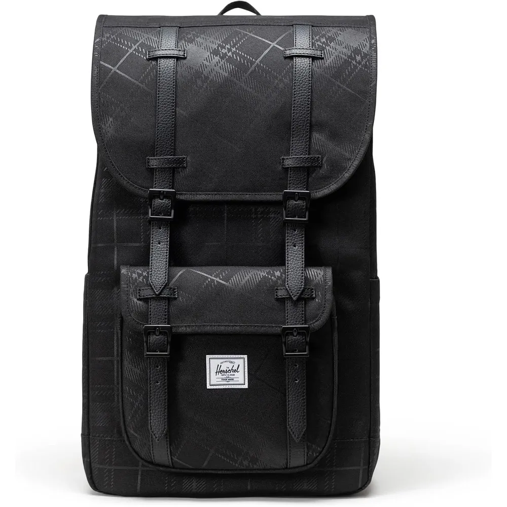 Herschel Little America Standard rugzak 30L zwart canvas
