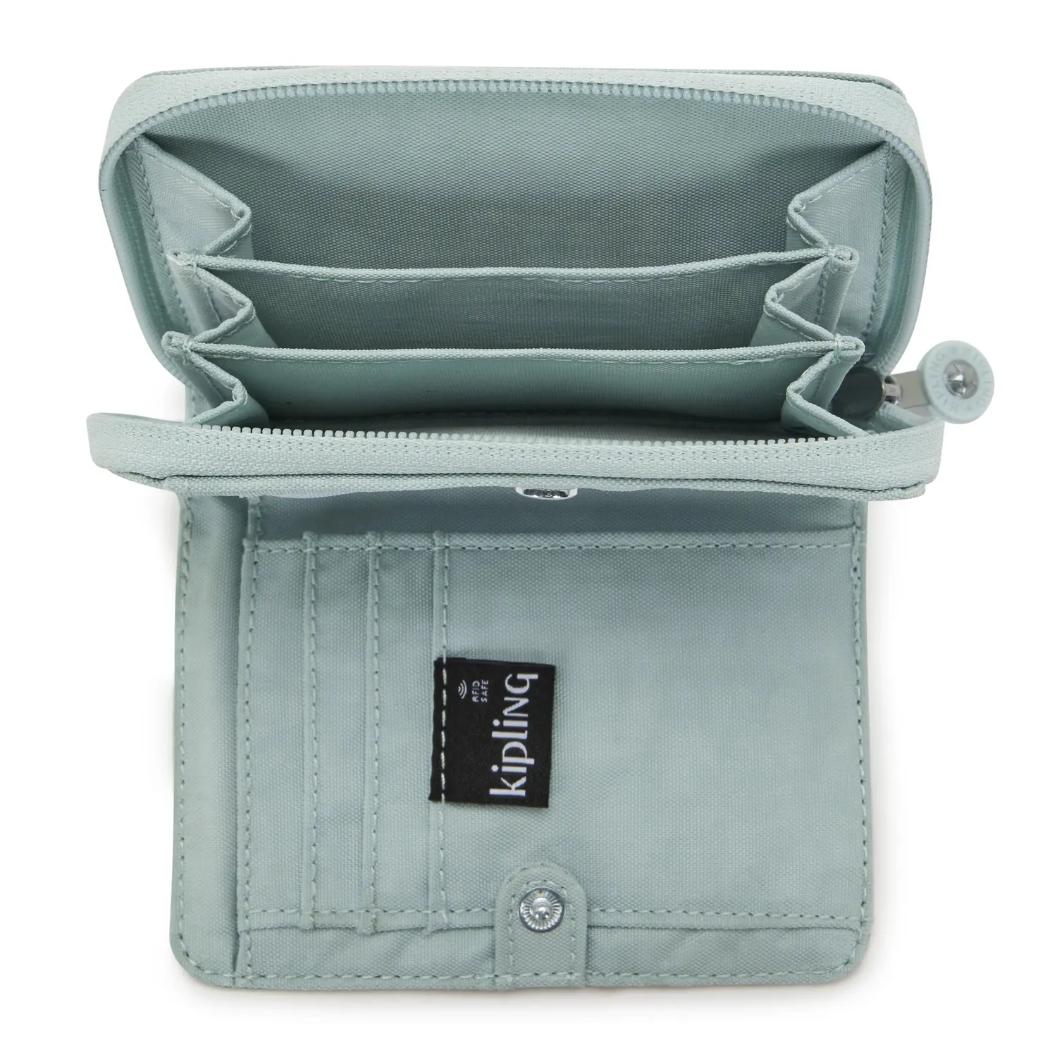 Kipling Money Love portemonnee Breezy Blue Medium RFID