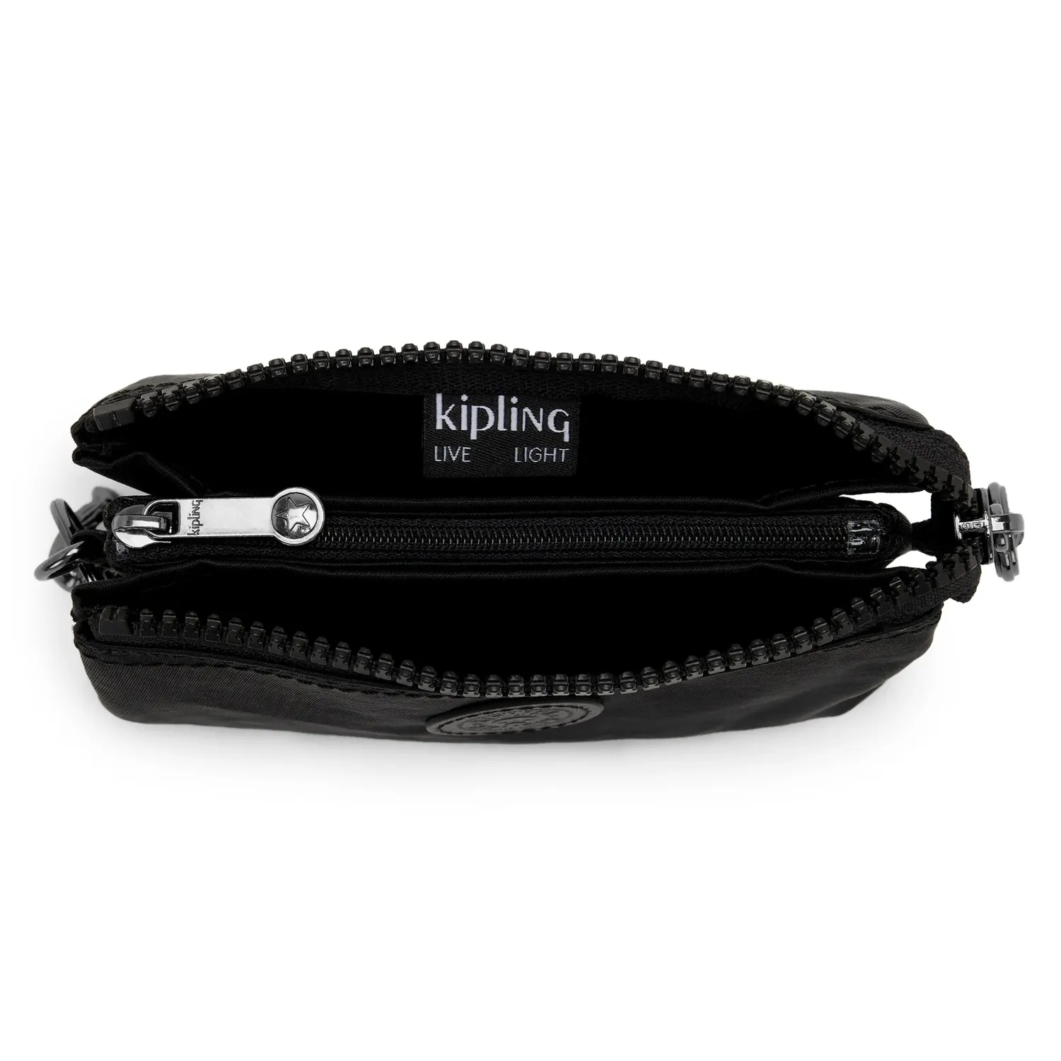 Kipling Creativity S portemonnee Infinite Black klein zwart