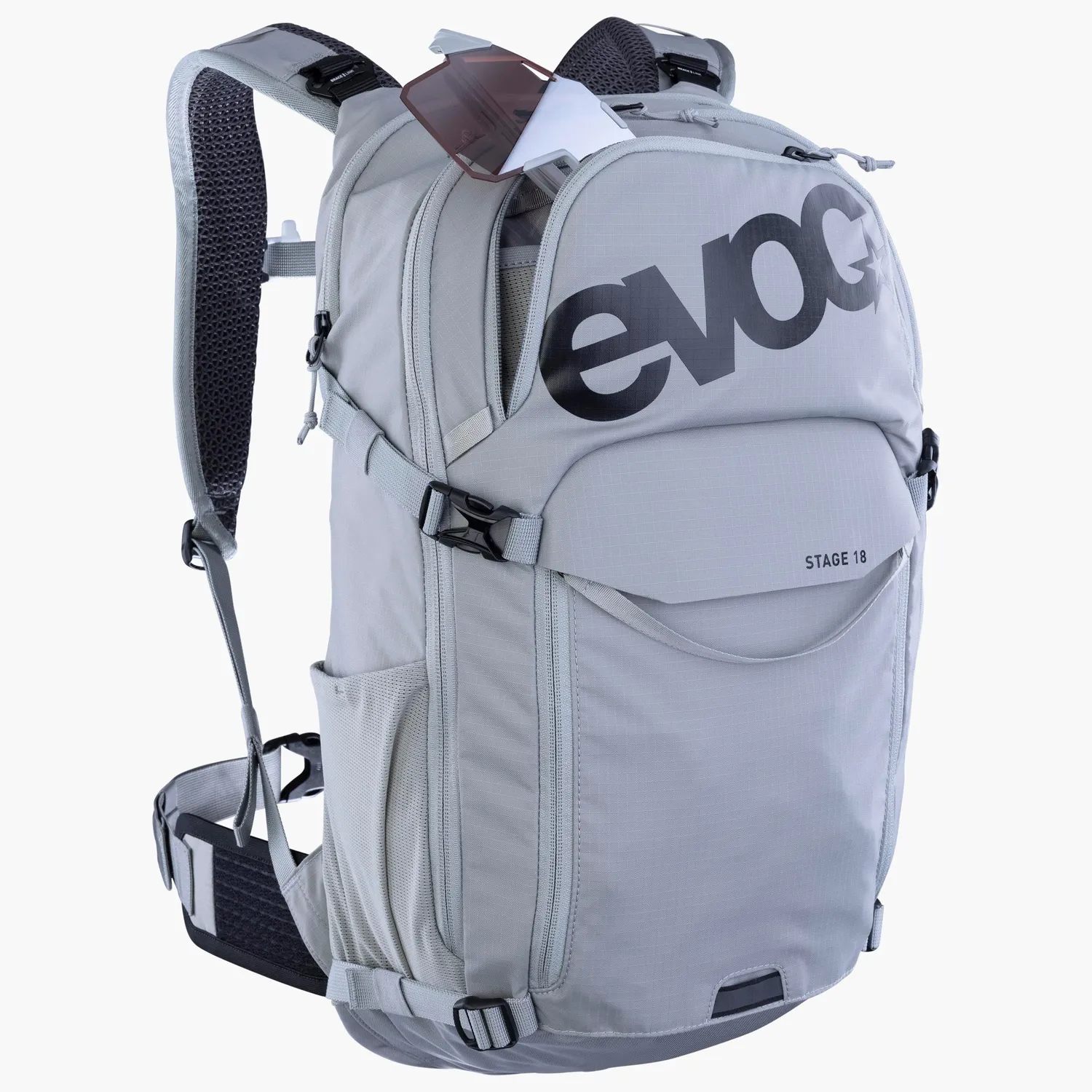 Evoc Stage 18 rugzak stone 18 liter MTB