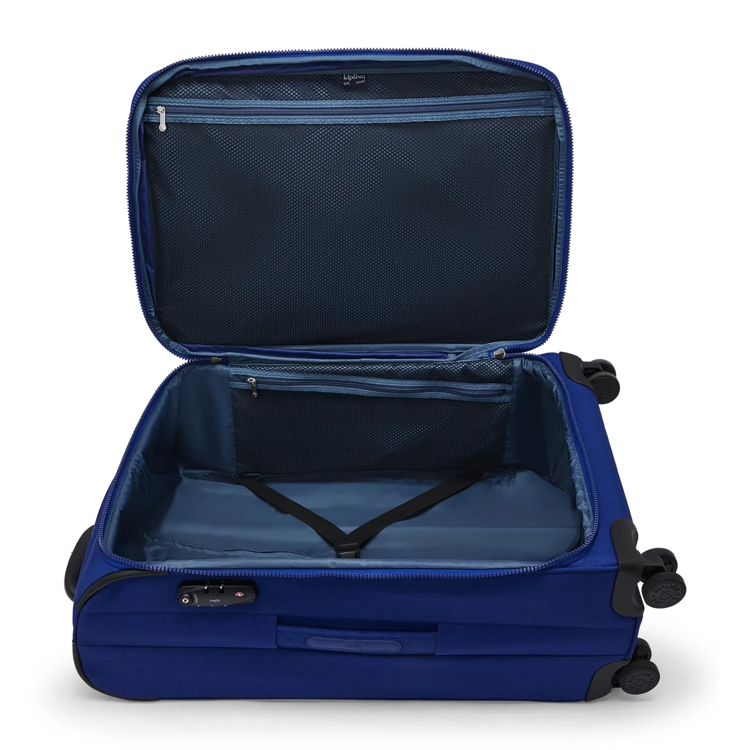 Kipling New Youri Spin M reiskoffer Diamond Wave Medium reliëf