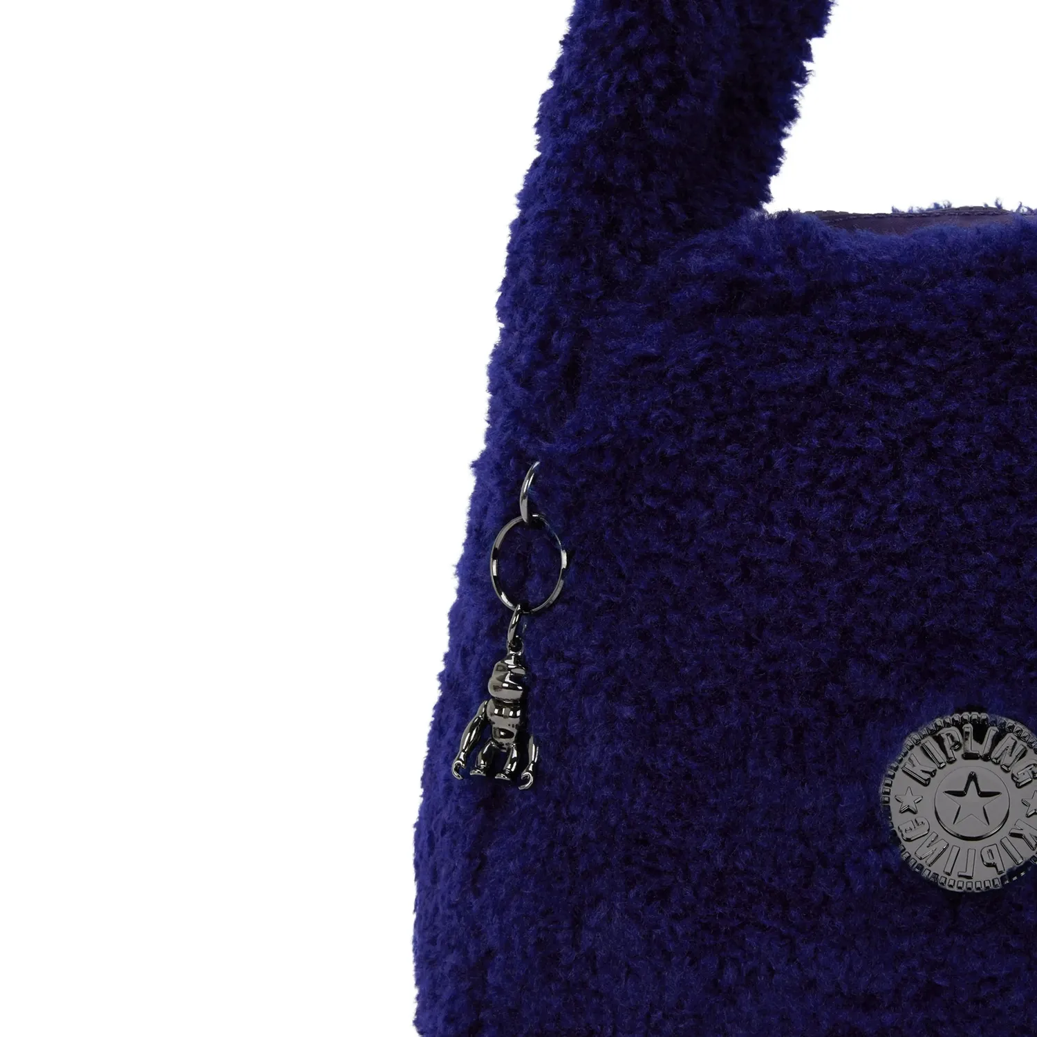 Kipling Nakato S schoudertas Fuzzy Night klein ritsvakken